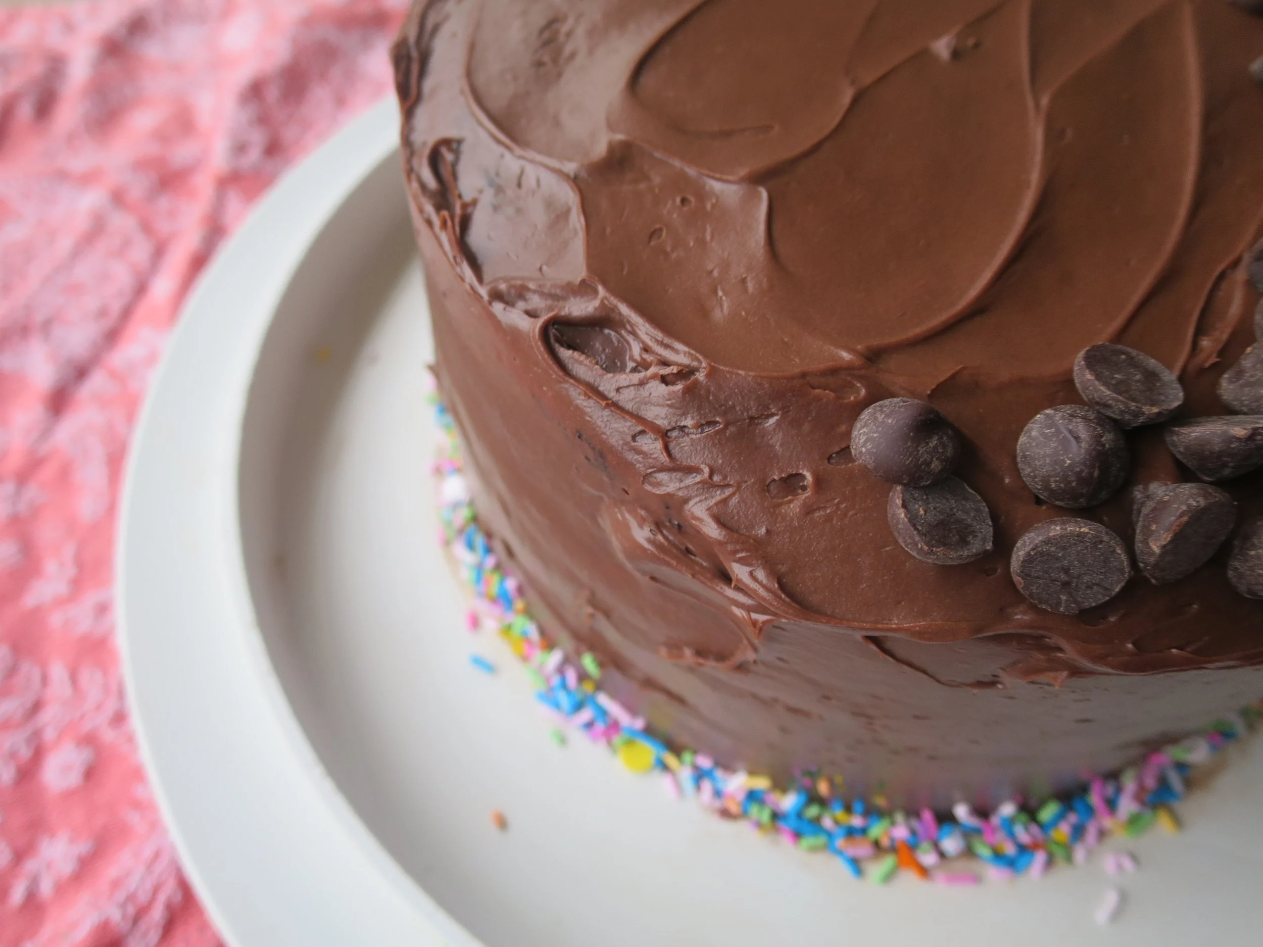 Chocolate Layer Cake (vegan + oil-free)