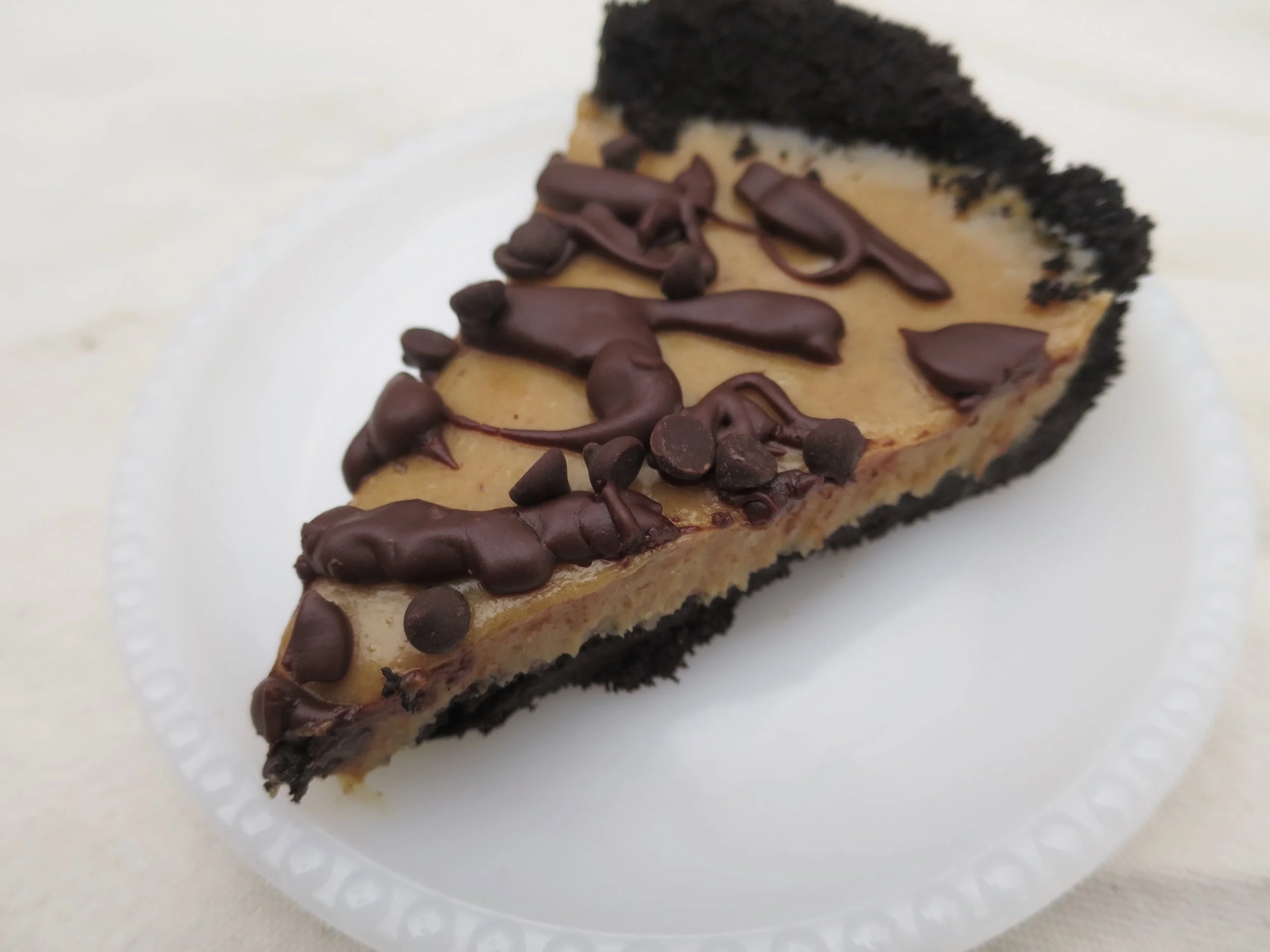 No-Bake Peanut Butter Pie (vegan)