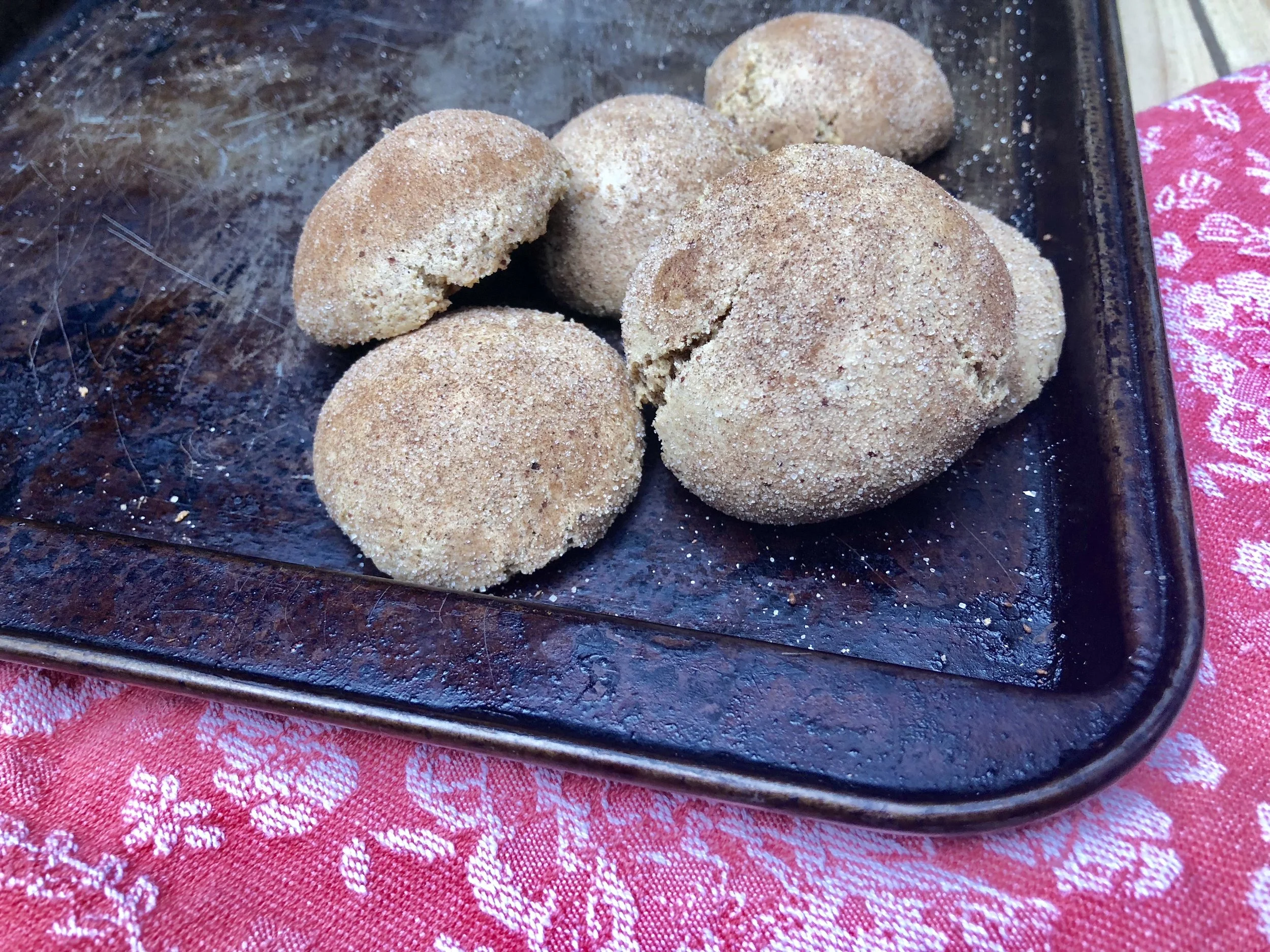 Banana Almond Spice Cookies (vegan + oil-free)