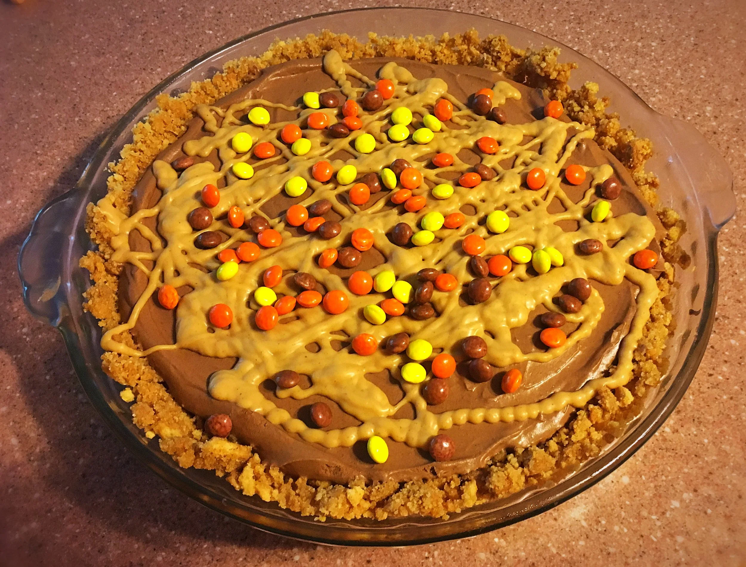 Reversed Peanut Butter Pie