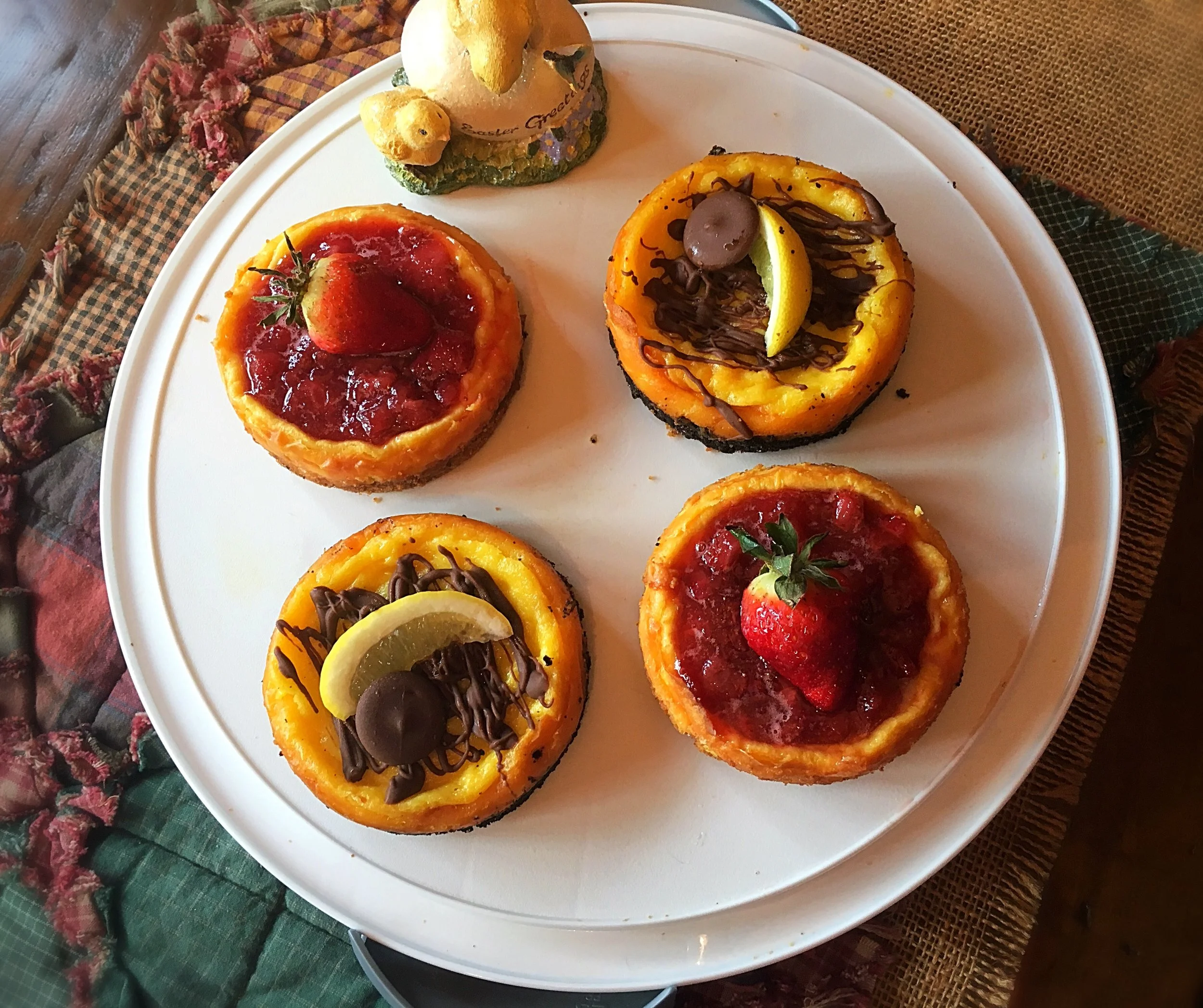 Spring-form Spring Treats - Mini Cheesecakes