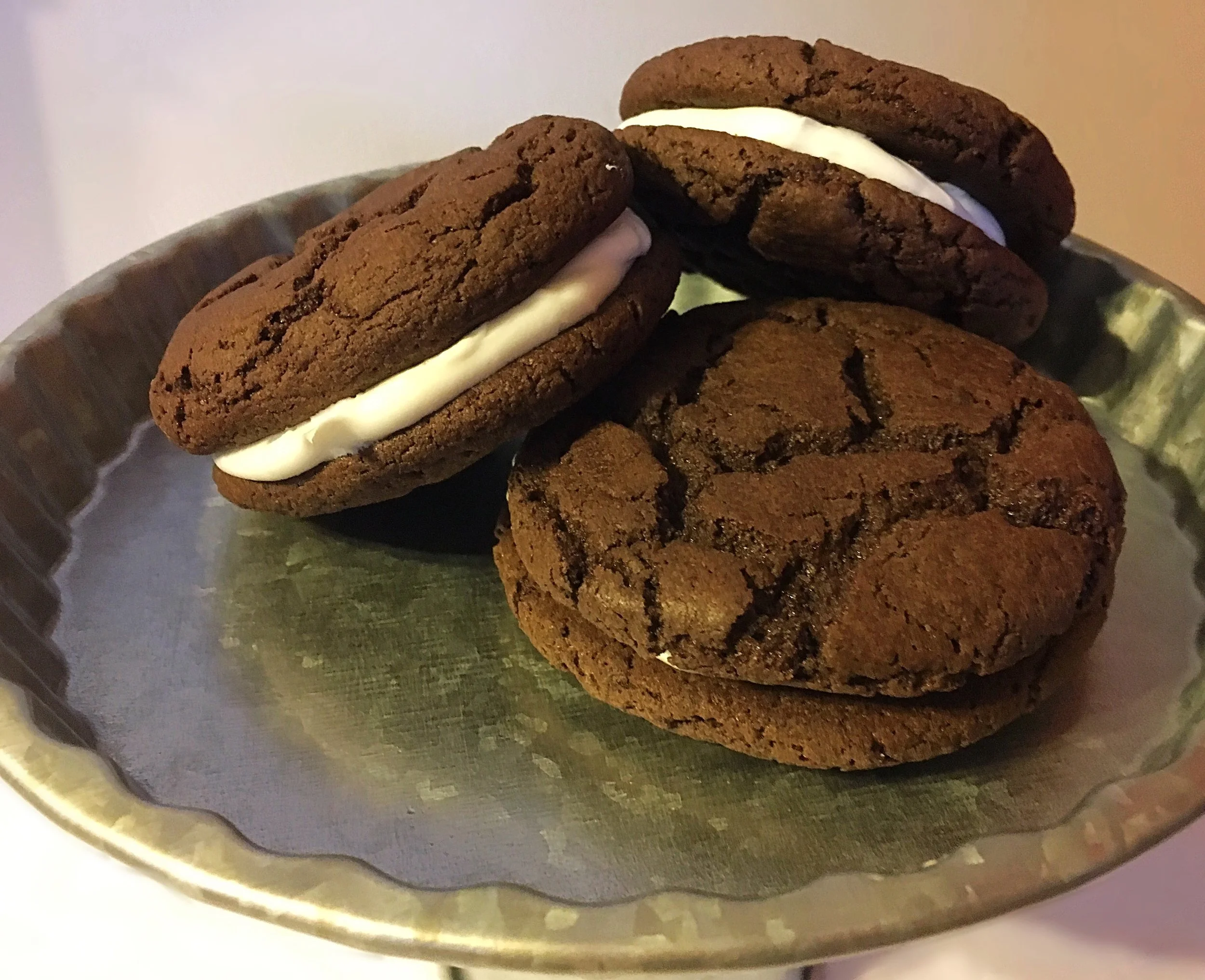 Chocolate Cookie "Whoopie Pies"