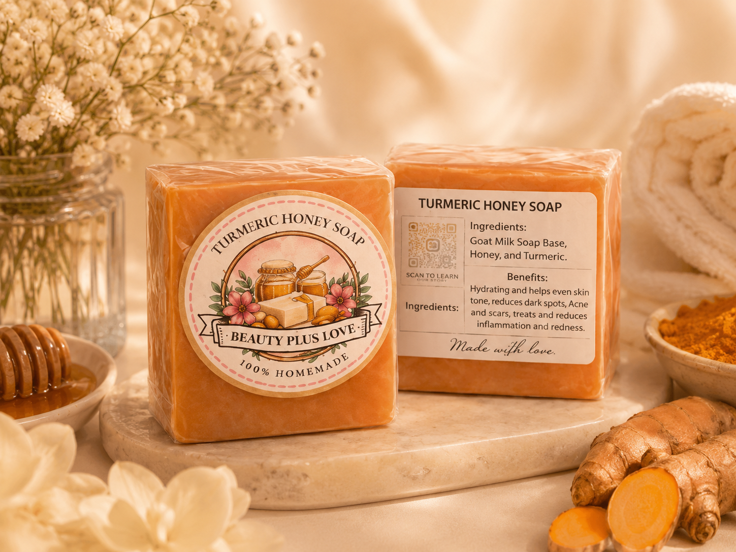 Homemade Tumeric Soap