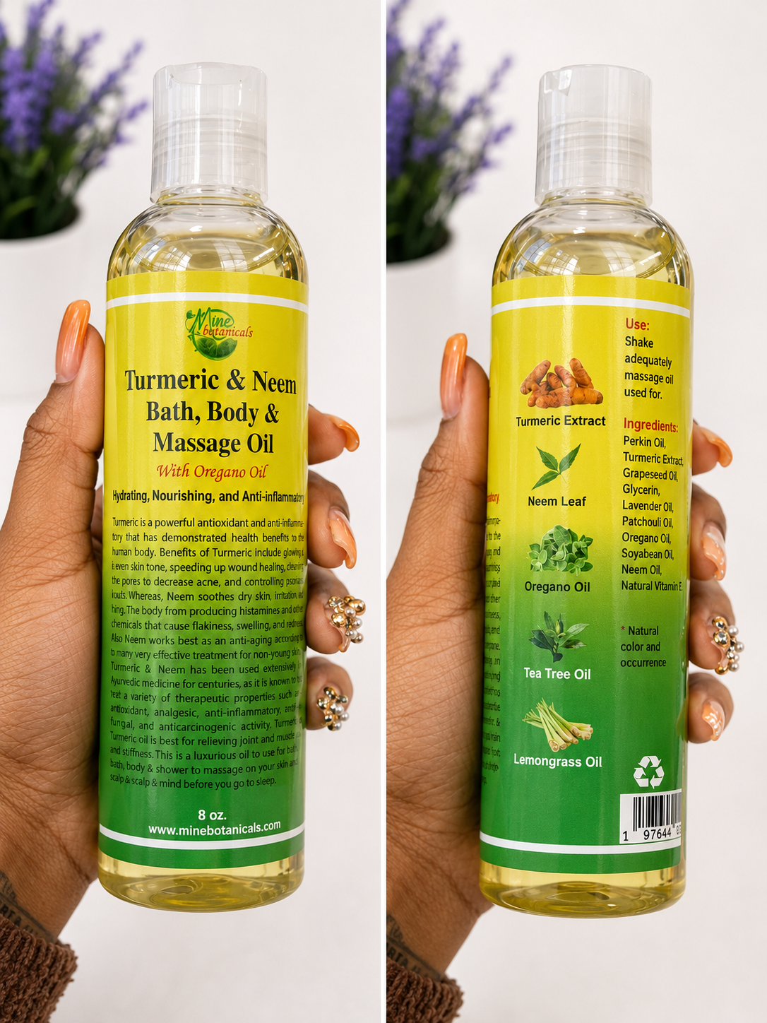 Turmeric & Neem Massage Oil