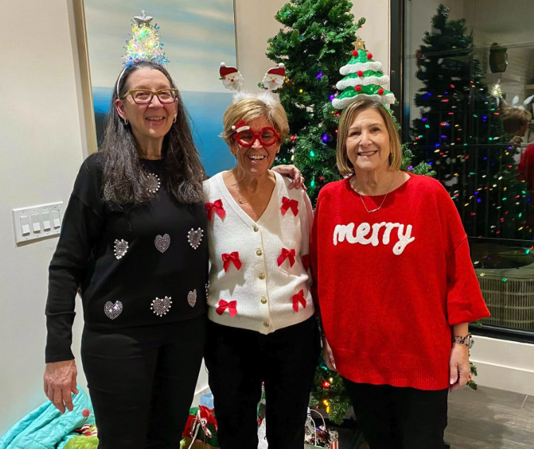 Widows Who Wine members standing