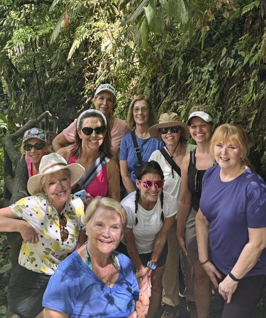 Widows Who Wine members standing