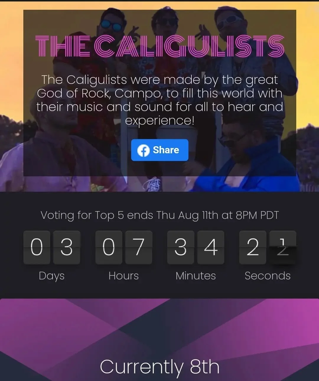 Hey friends and fam and fellow degenerates, we've squeezed into the Top 10, just like your mom's pants. They fit great as expected 😉 there's 3 days left in this round and we couldn't be more appreciative of the support so far and to those that have 