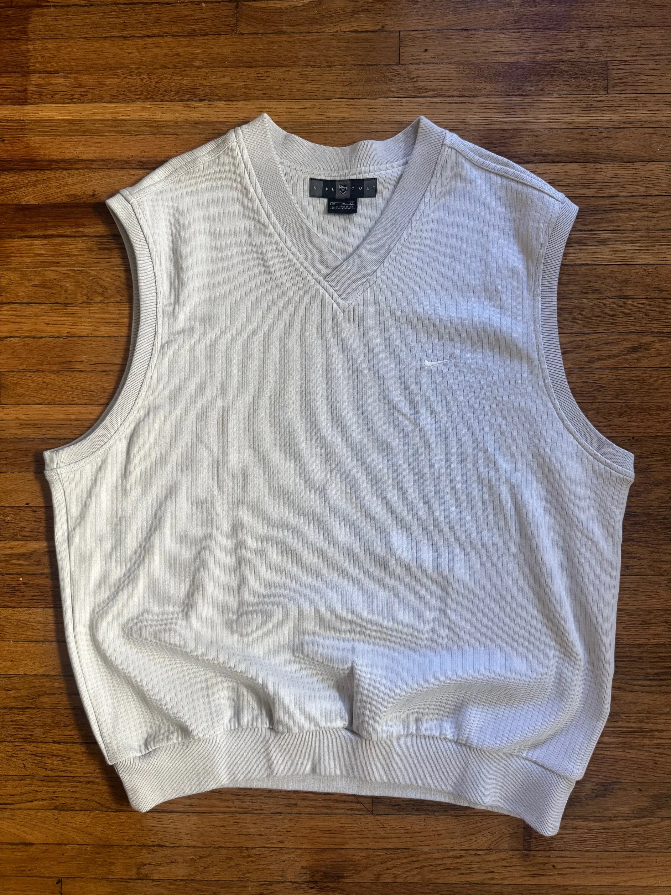 Vintage Nike Golf Ribbed Vest - Size XL