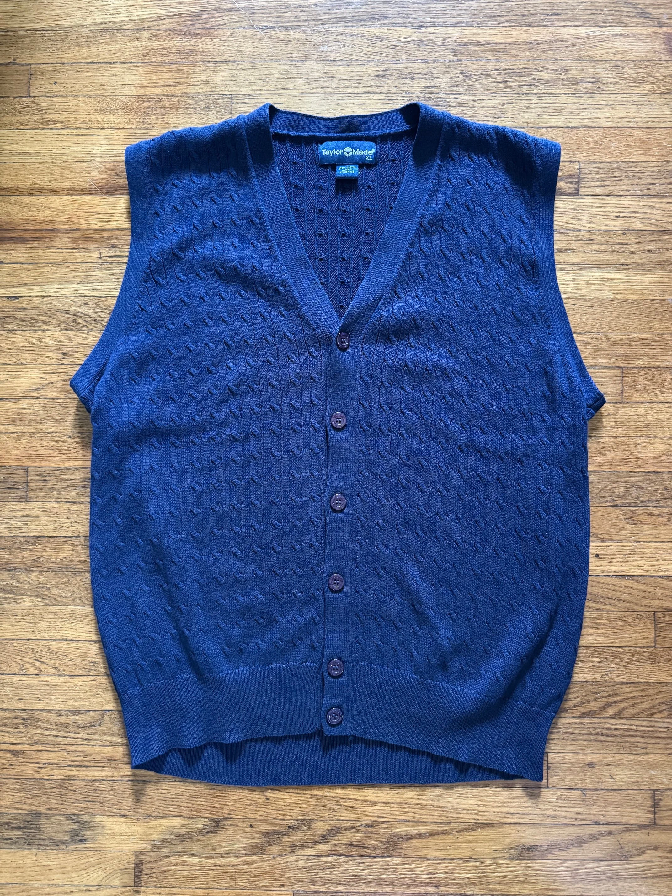 Vintage Taylormade Knit Vest - Size XL