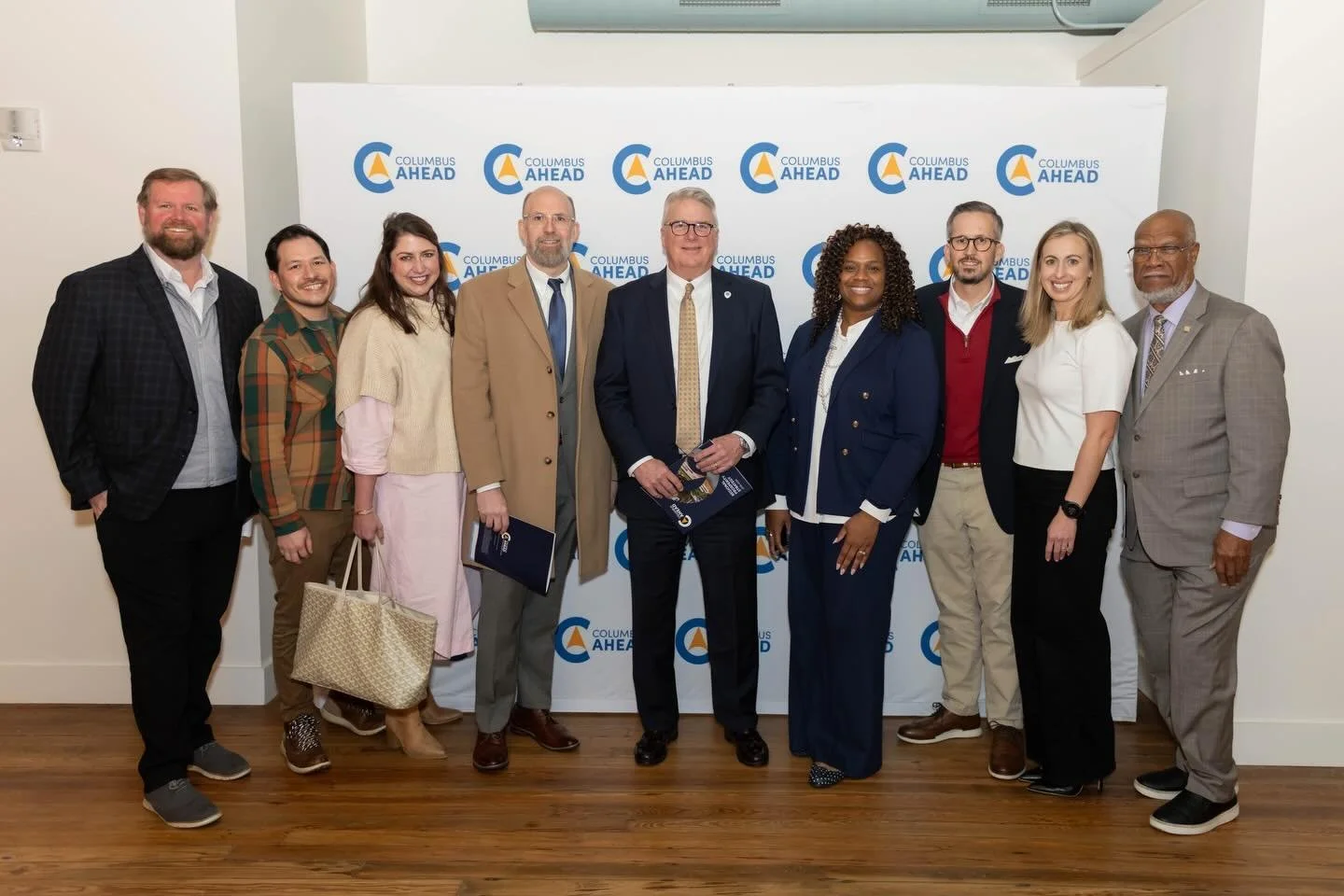 Great to attend the kickoff and launch of Columbus Ahead and hear the five-year vision for our region. Too often, communities create plans that sit on a shelf&mdash;Columbus is different because we put plans into action. If elected, I look forward to