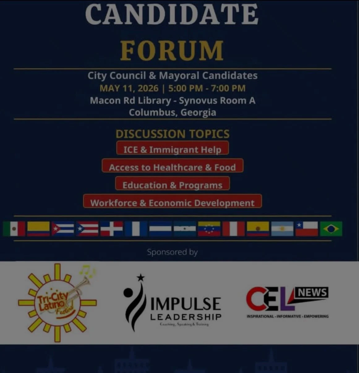 Tonight is the final forum before Election Day, and the future of District 5 deserves a voice that listens, shows up, and gets to work.

Join us in supporting Robert Wadkins Jr. at the Candidate Forum tonight from 5PM&ndash;7PM at the Macon Rd Librar