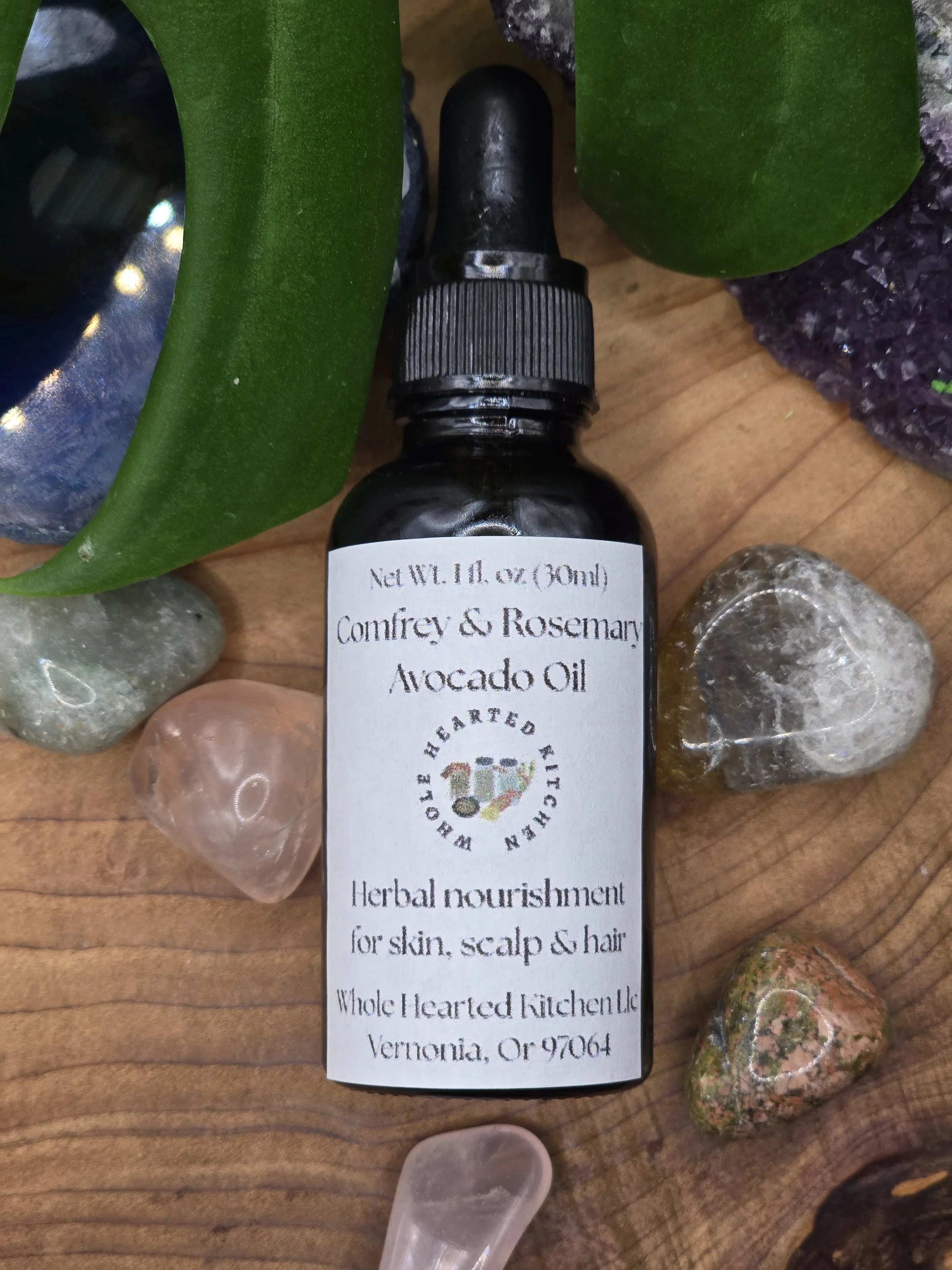 Rosemary & Comfrey Hair + Skin Oil