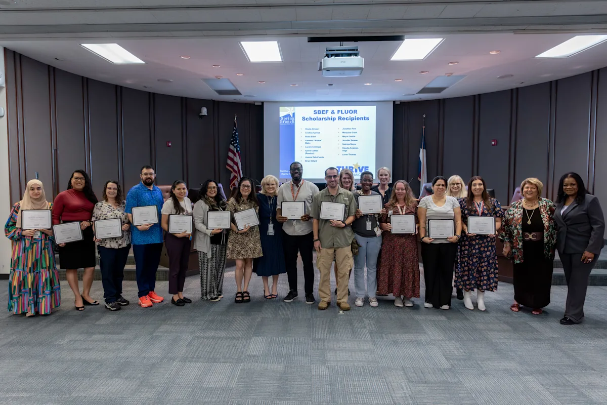 SBISD Celebrates new THRIVE Cohort of future teachers