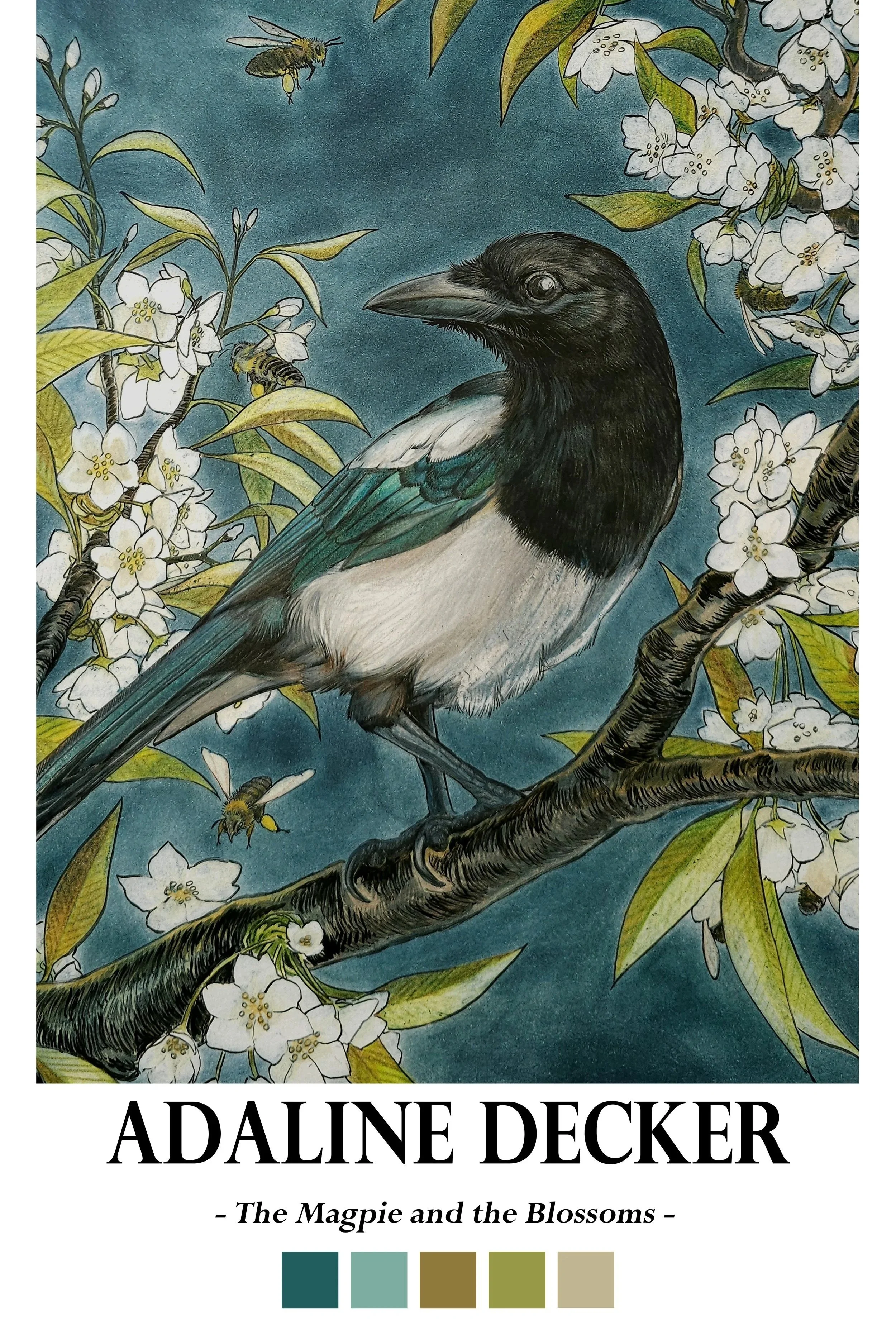 TheMagpieandtheBlossoms13x24.jpg
