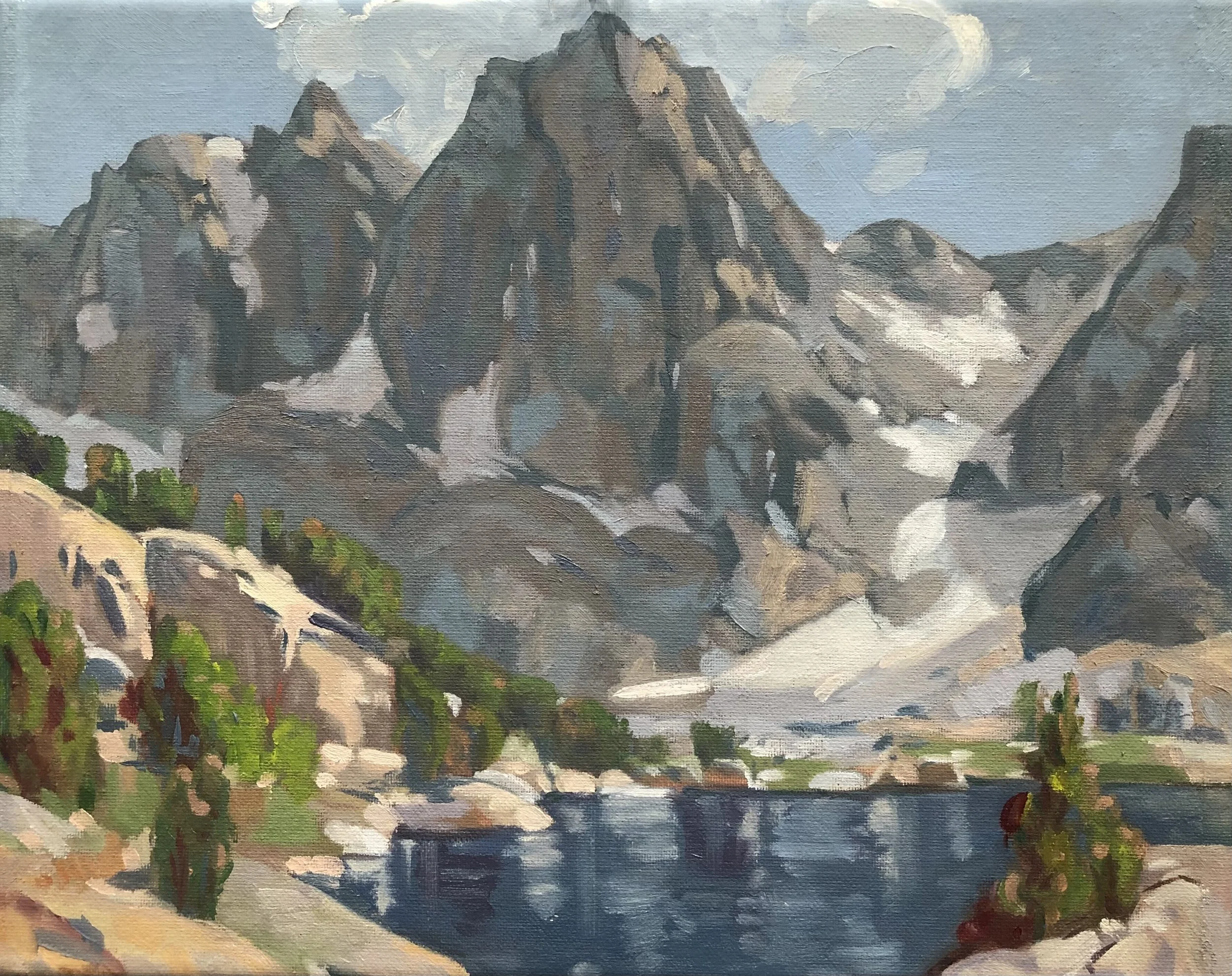 Landscape after Edgar Payne's High Sierras