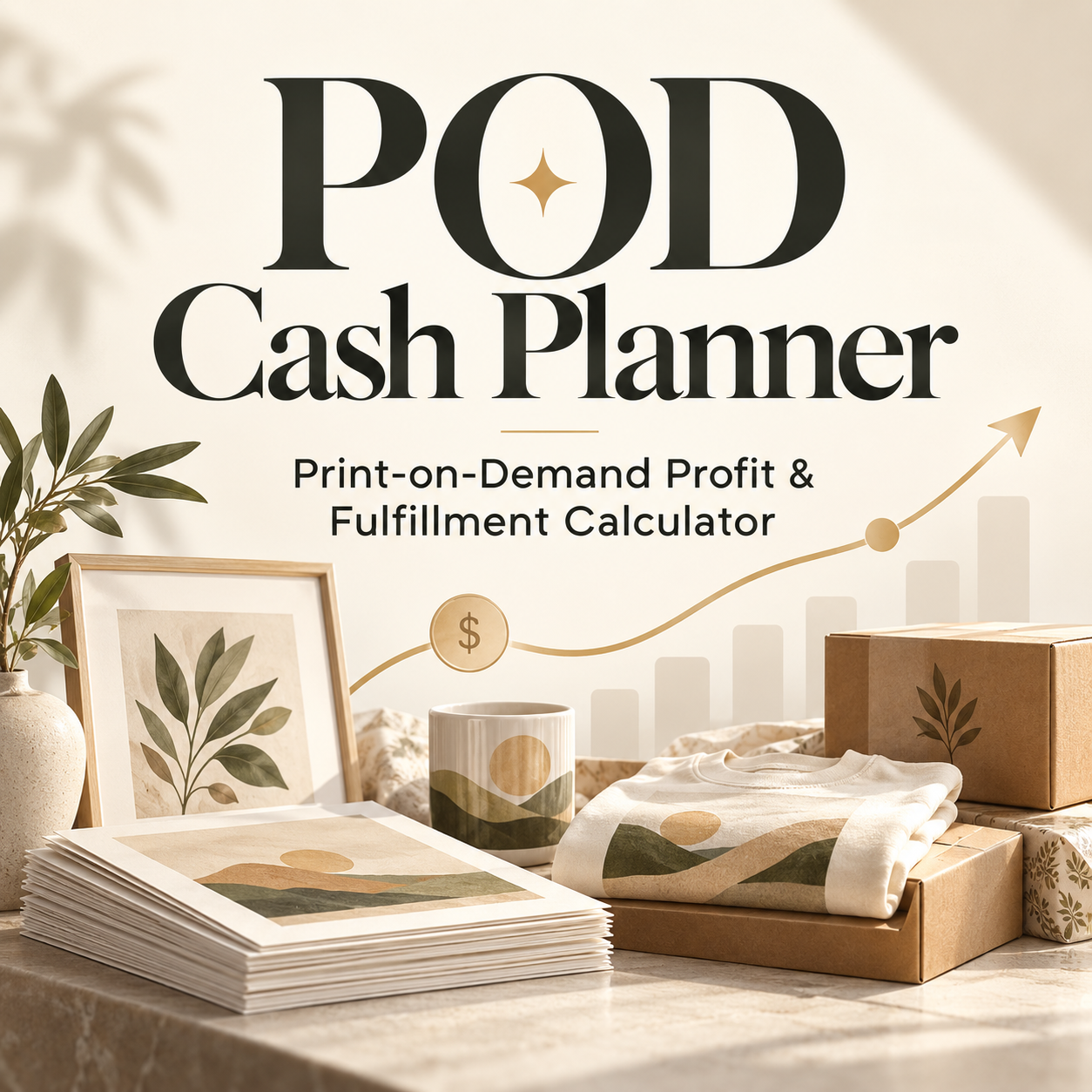 POD Cash Planner — Print-on-Demand Profit and Fulfillment Calculator