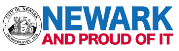 Newark city logo with seal and text 'Newark and Proud of It'