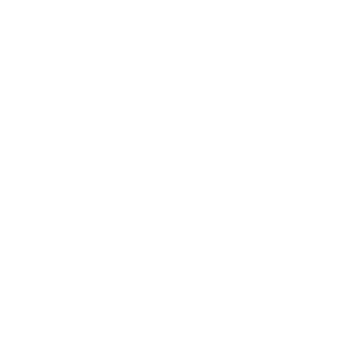 A black background with a white halftone dot pattern forming a large circle in the center.