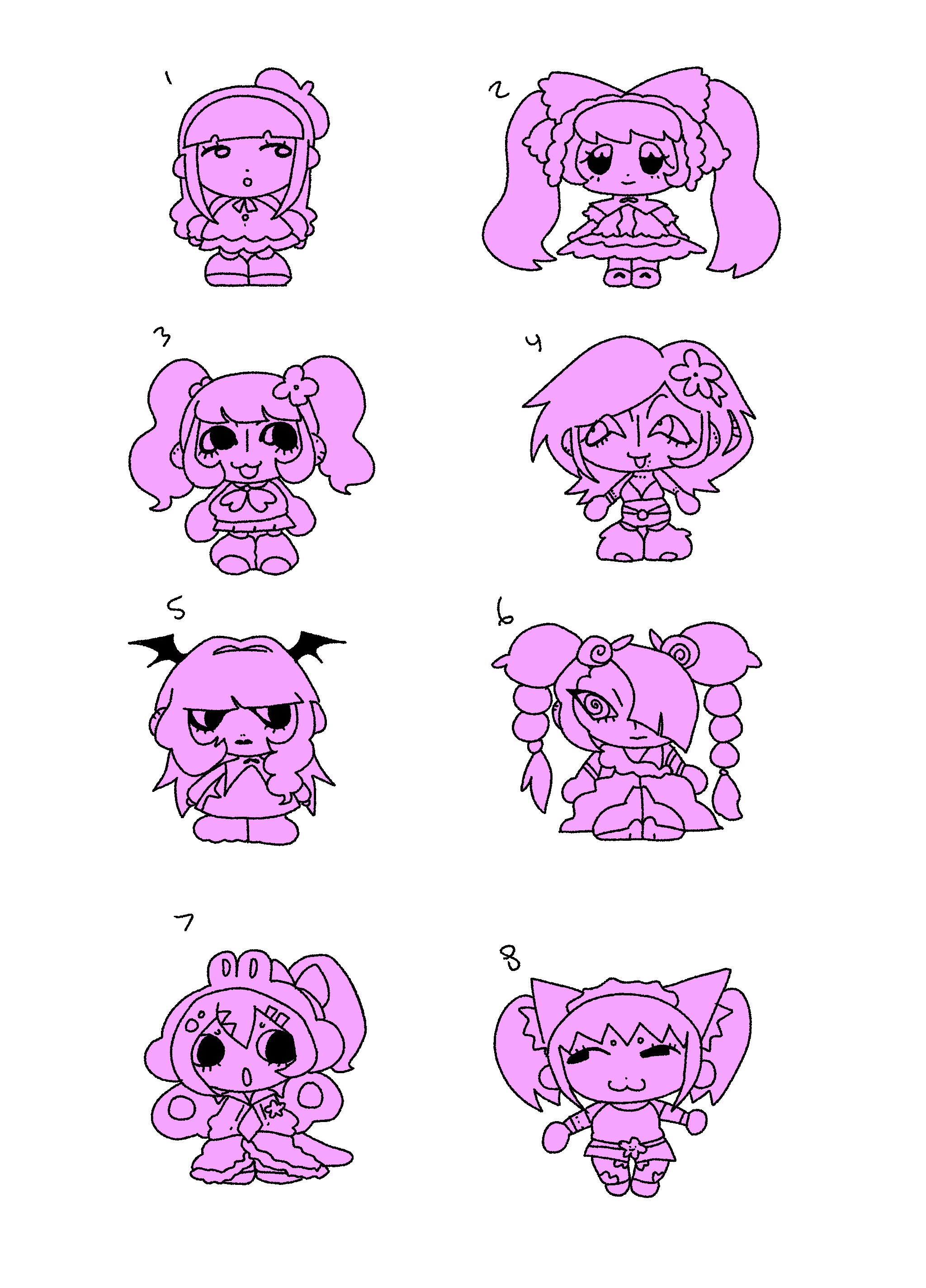 stylization B sketches