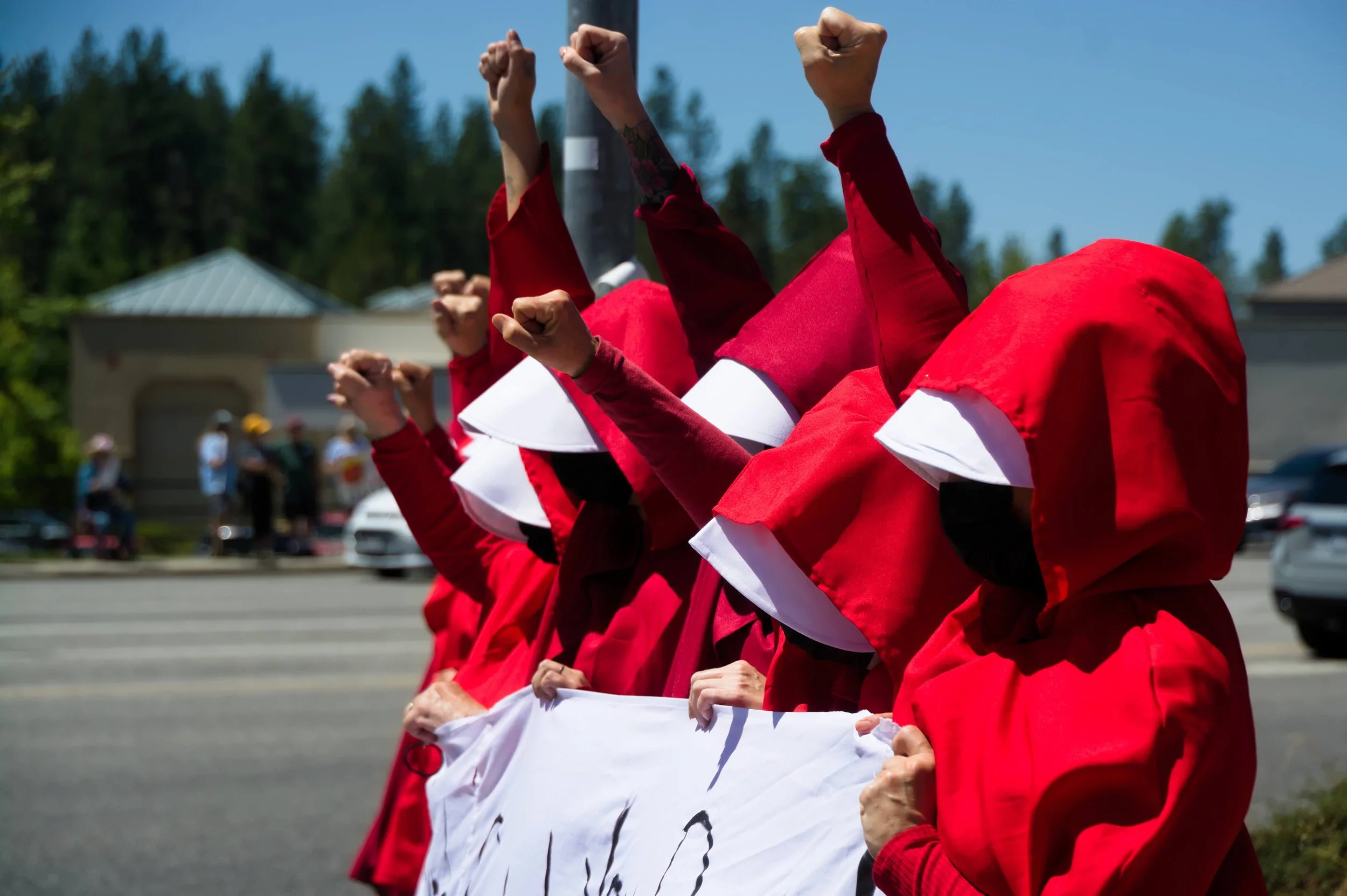 Protesters, Grass Valley, Ca. 06/14/25, Photo by Josh Kling