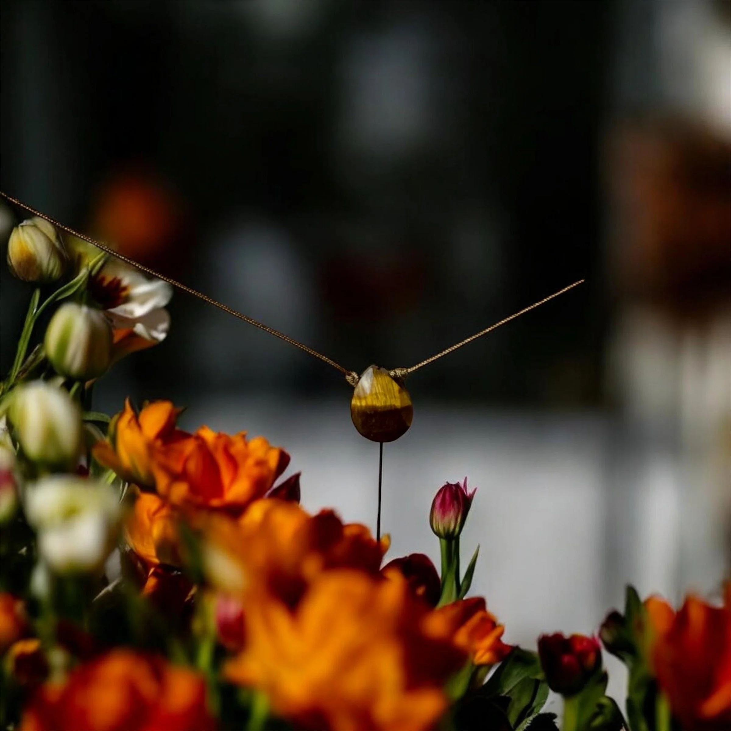 Tapas Necklace – Tiger Eye Yoga Intention Jewelry