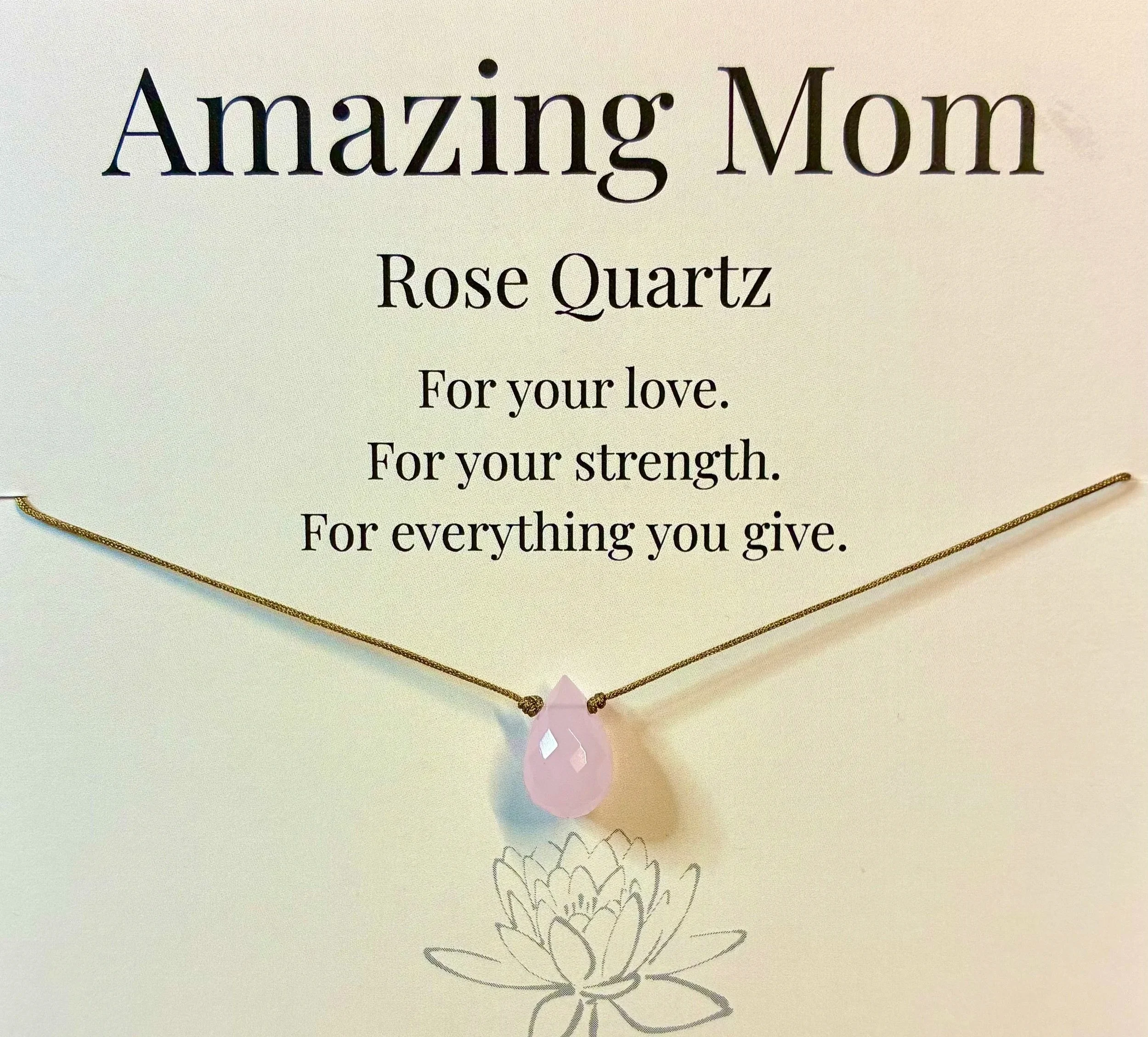 Amazing Mom~ Rose Quartz