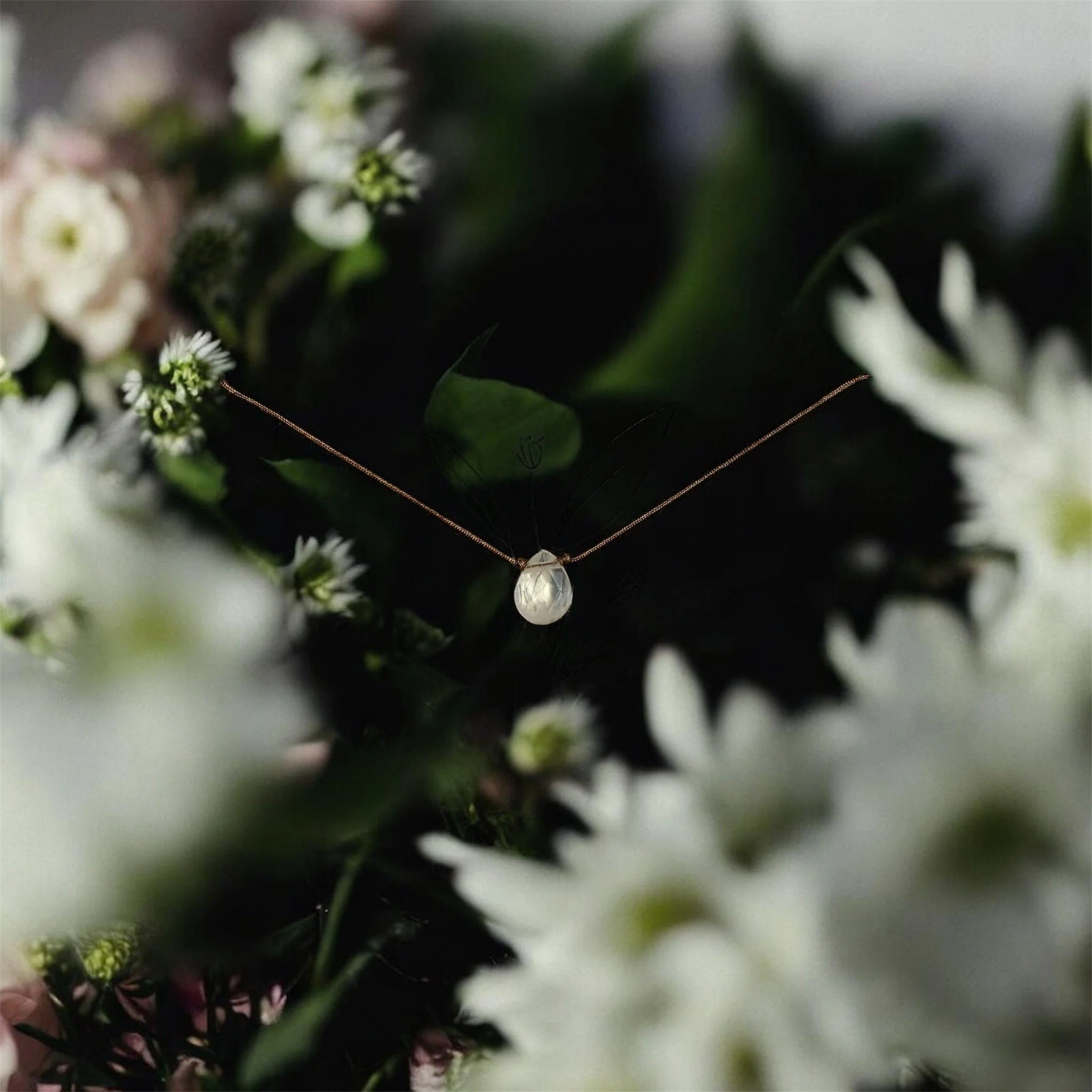 Saucha Necklace – Clear Quartz Yoga Intention Jewelry