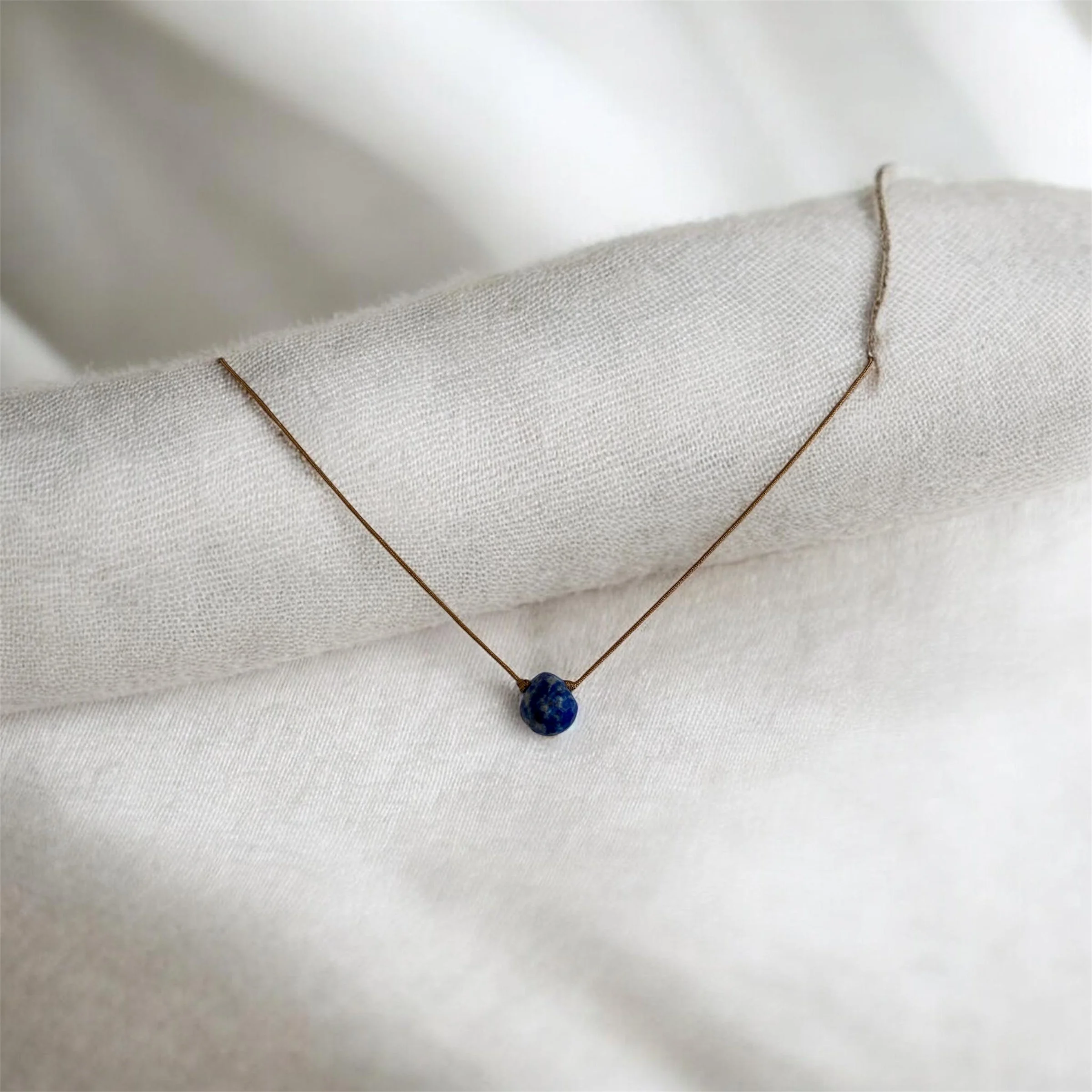 Satya Necklace – Lapis Lazuli Yoga Intention Jewelry