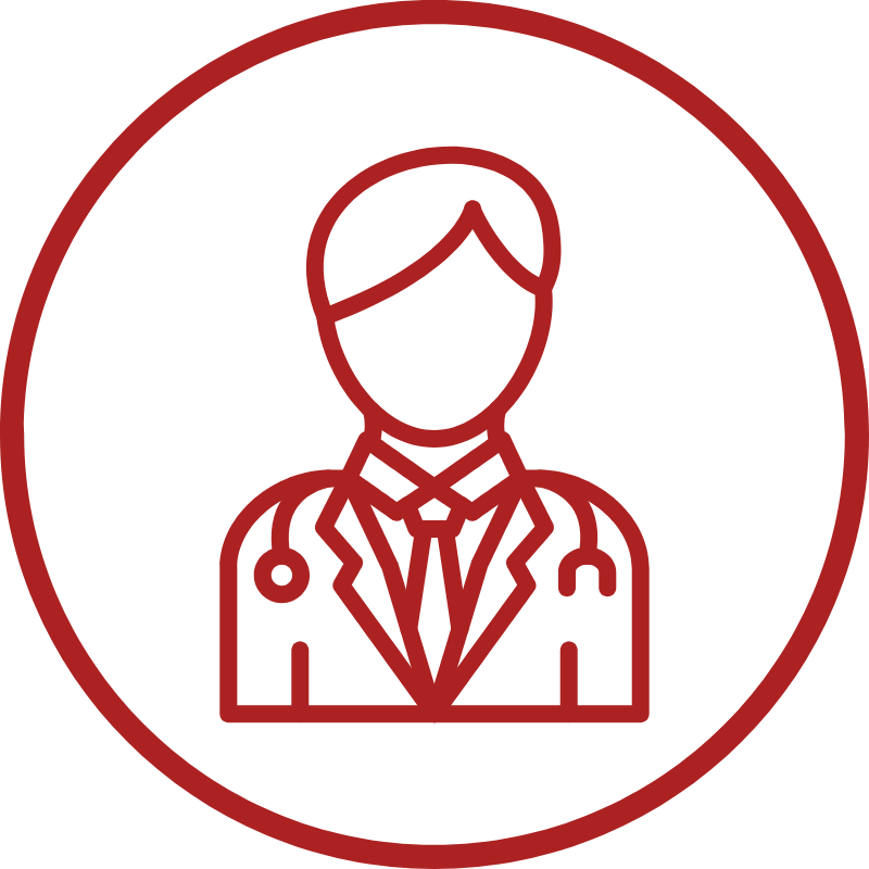 Physical therapist and doctor recommended icon