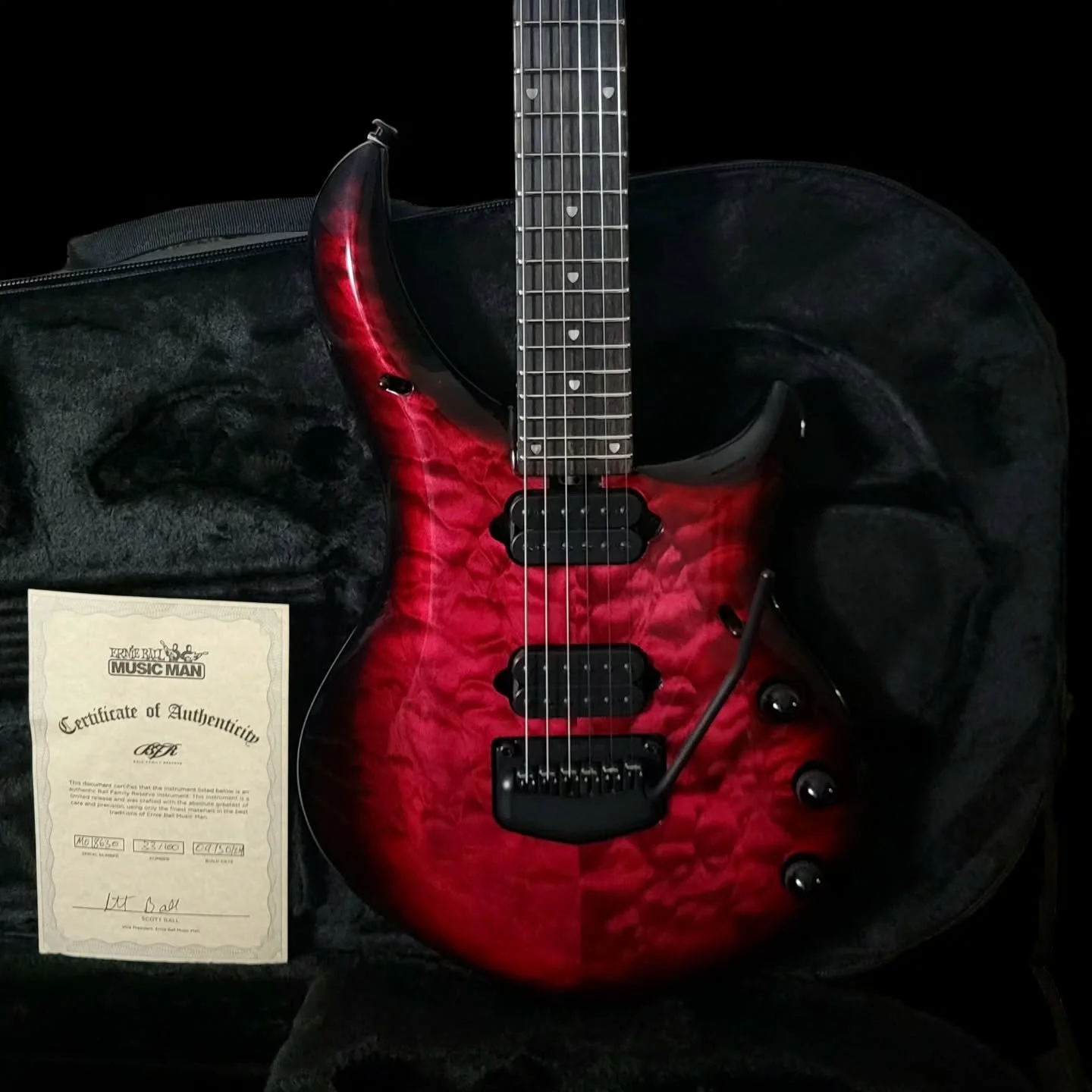This Majesty Red Nebula BFR is insane! 🤯

Available Now! 🔥

#majesty #ernieballmusicman #johnpetrucci #rednebula #guitarporn #ballfamilyreserve #metalguitar #wildguitarcollection #dreamtheater