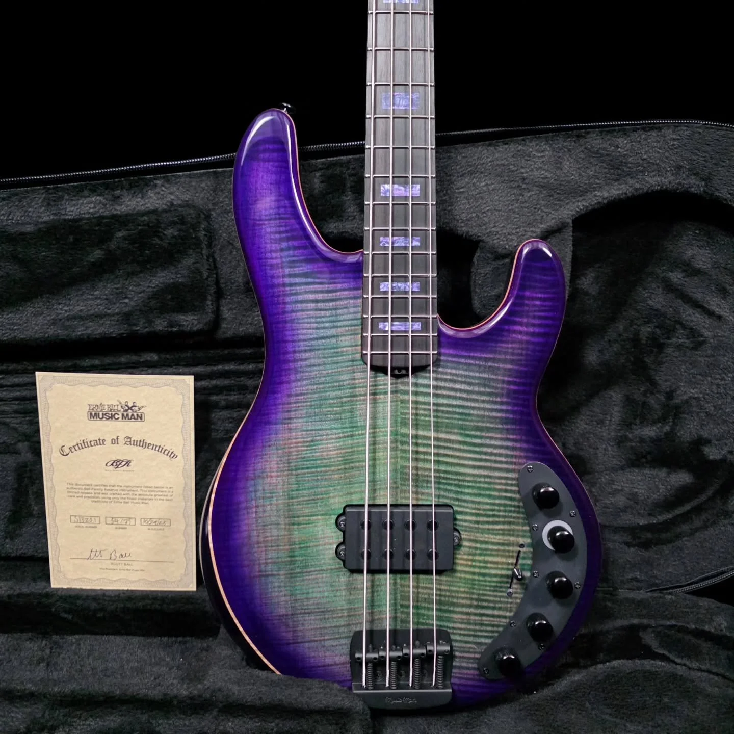 DarkRay Ball Family Reserve Grapes of Wrath en todo su esplendor 🤩

#ernieball #musicmanbasses #darkray #bfr #bass #wildguitarcollection