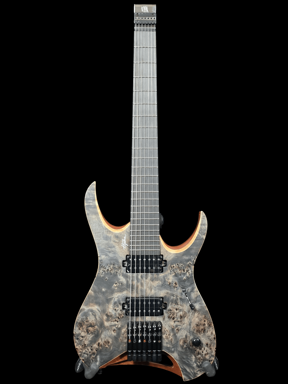 Mayones Hydra Elite 7 Trans Graphite — Wild Guitar Collection