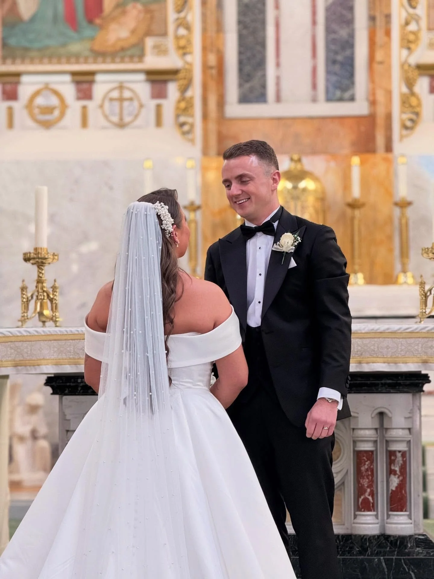 Moments of magic from Claire and Stuart&rsquo;s wedding ✨

A dreamy dress, a dreamy church, a dreamy venue, a dreamy day for the both of them 🤍

Venue @boclairhousehotel 
Dress @bijoux_bridal 
Flowers @irenesflorist 
Wedding Cars @limousinesenchante