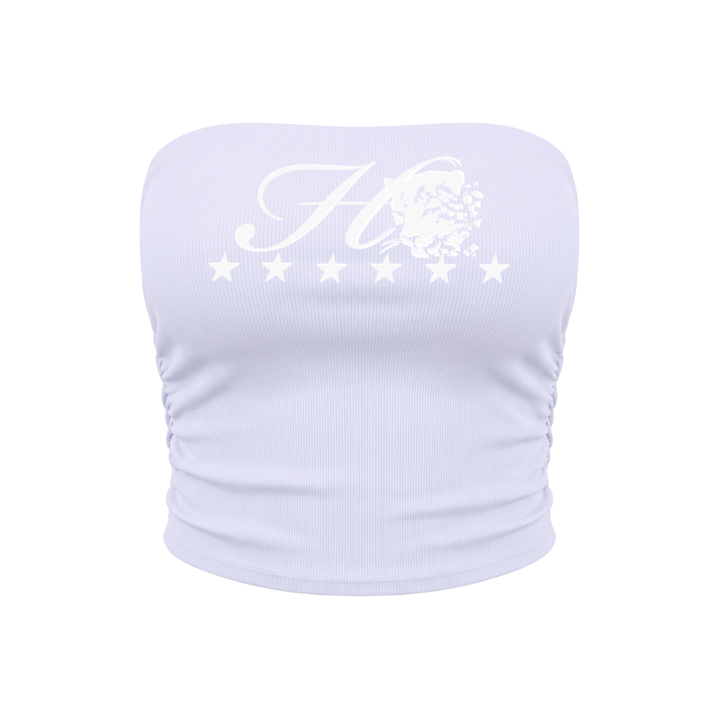 Women’s Ruched Cropped Yoga Tube Top