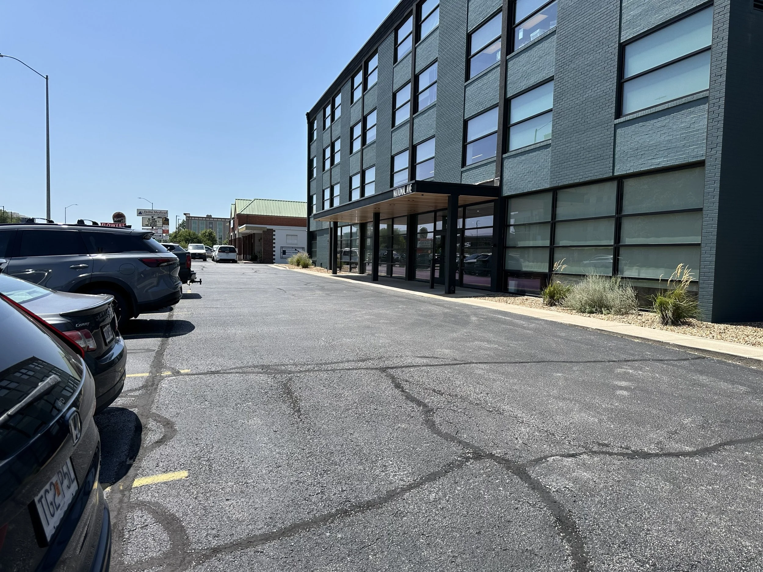 Front of building