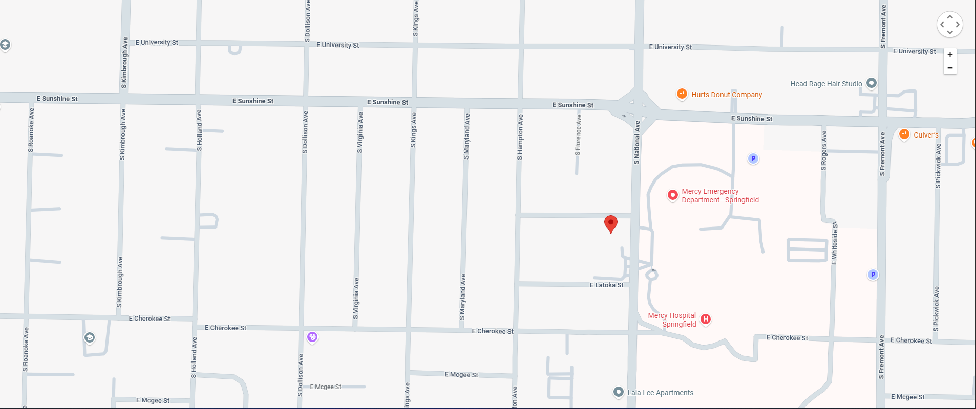 Map of office location