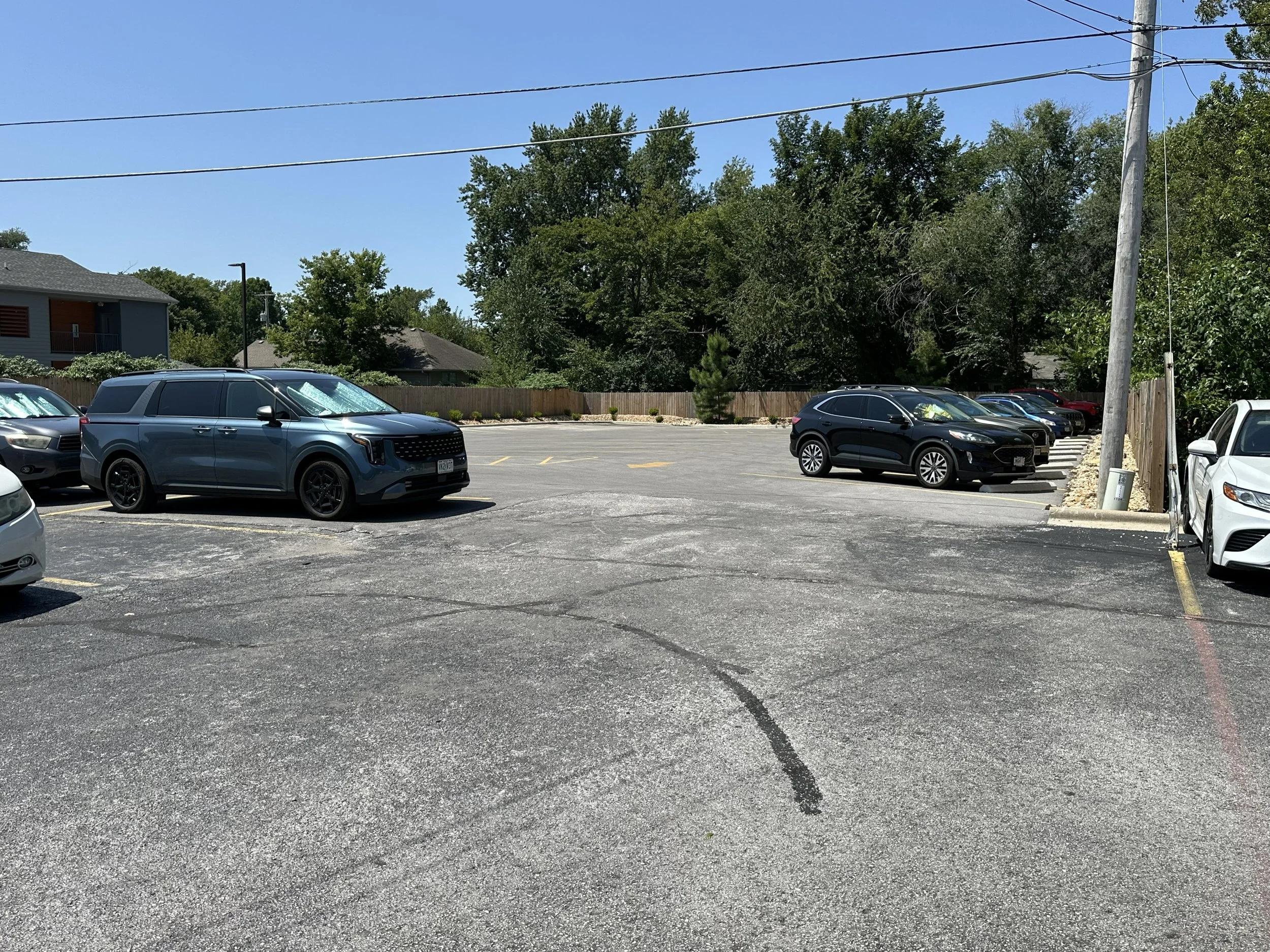 Rear parking