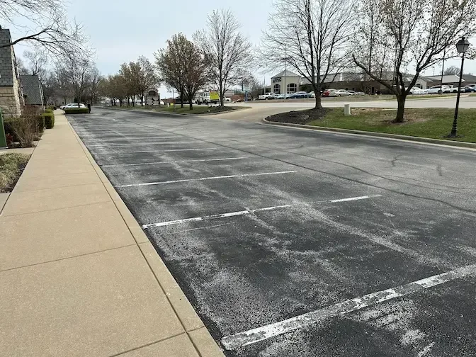 Front parking lot