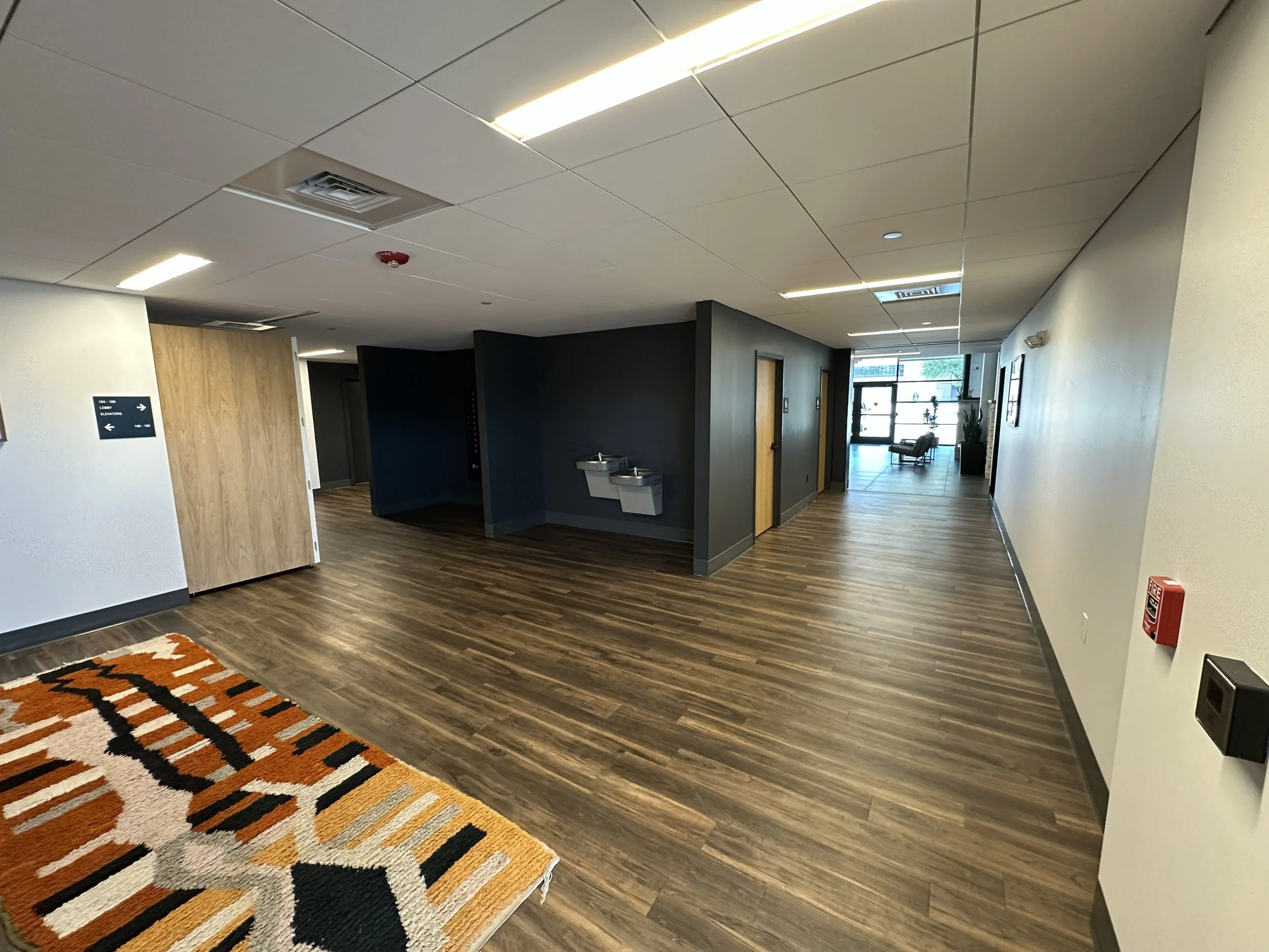 Rear entrance hallway