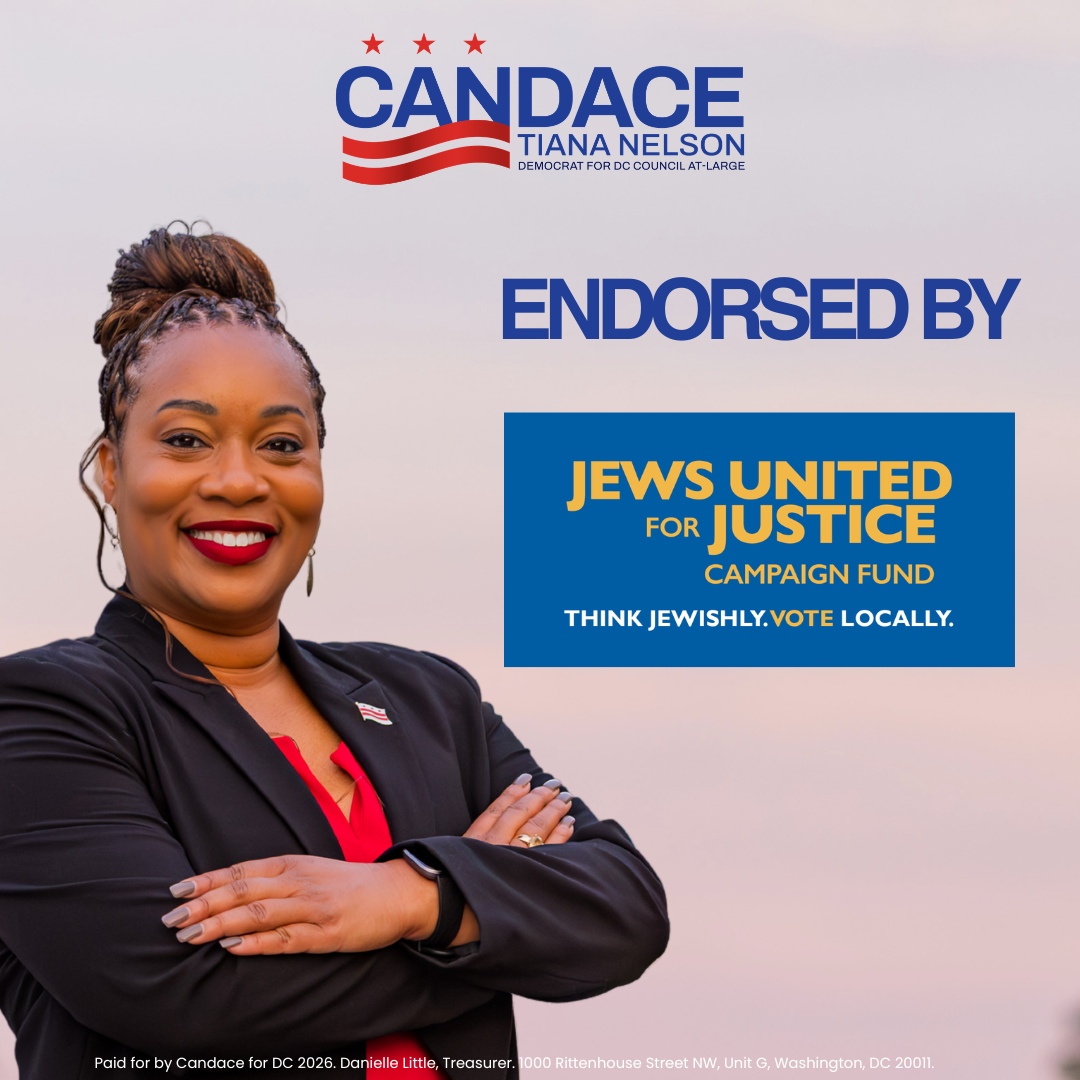 Endorsement: Jews United for Justice Campaign Fund Endorsed Our Campaign