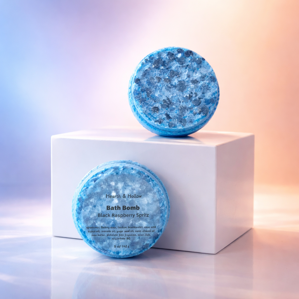 Black Raspberry Sprits Bath Bomb