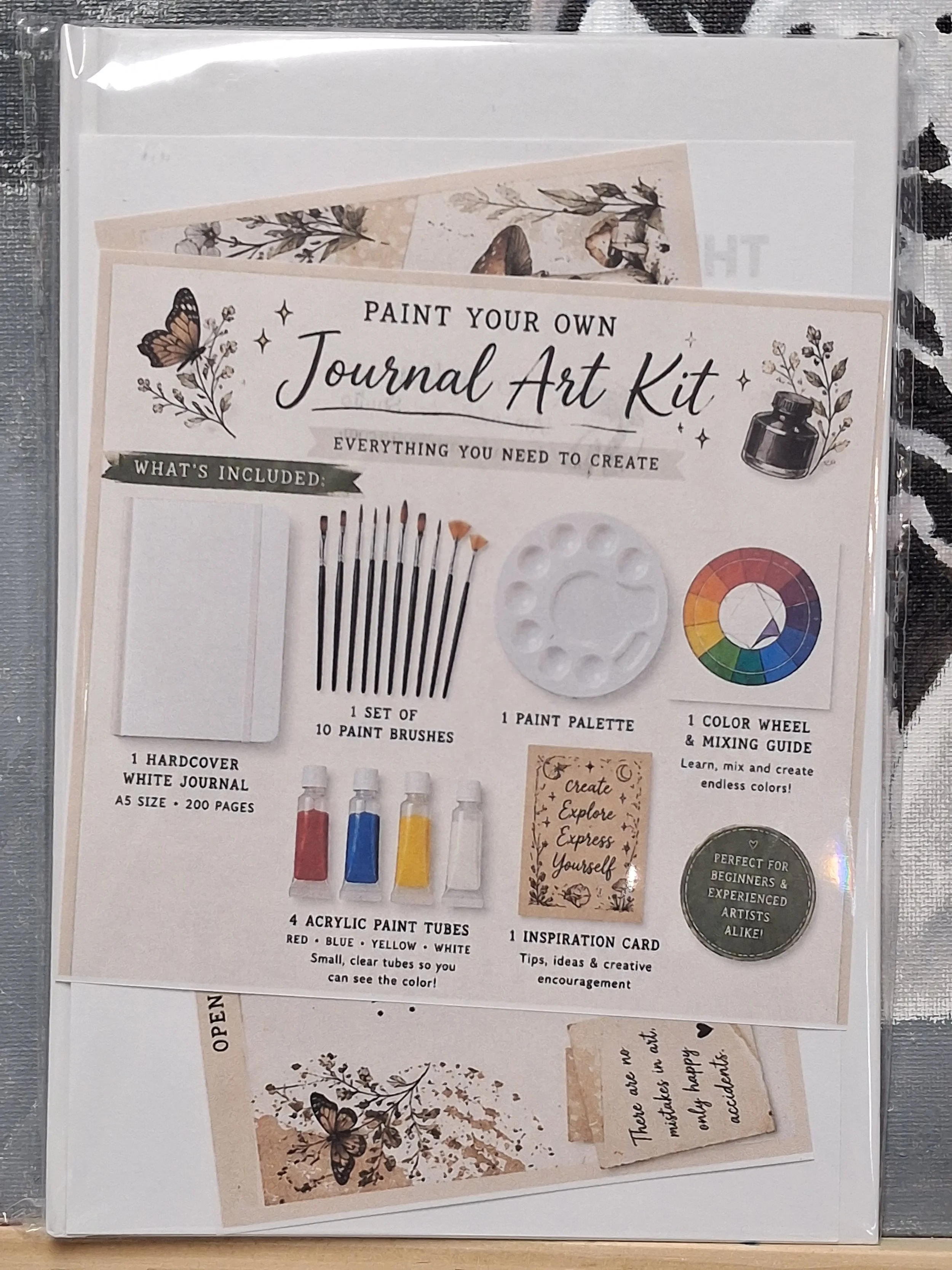 Paint Your Own Journal Art Kit A5