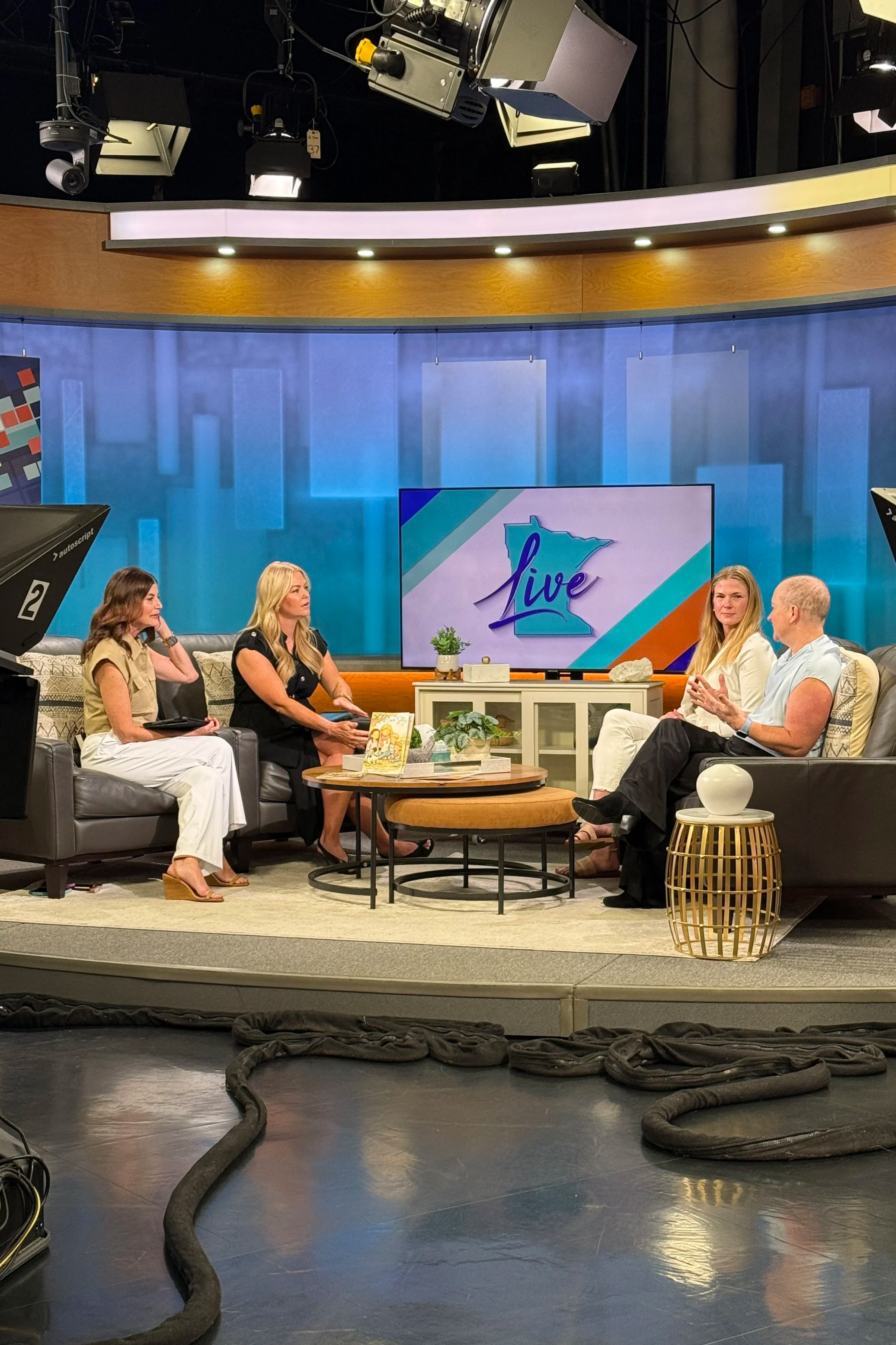 Thank you so much Megan & Ellen for having us on Minnesota Live to talk about Love Stays!