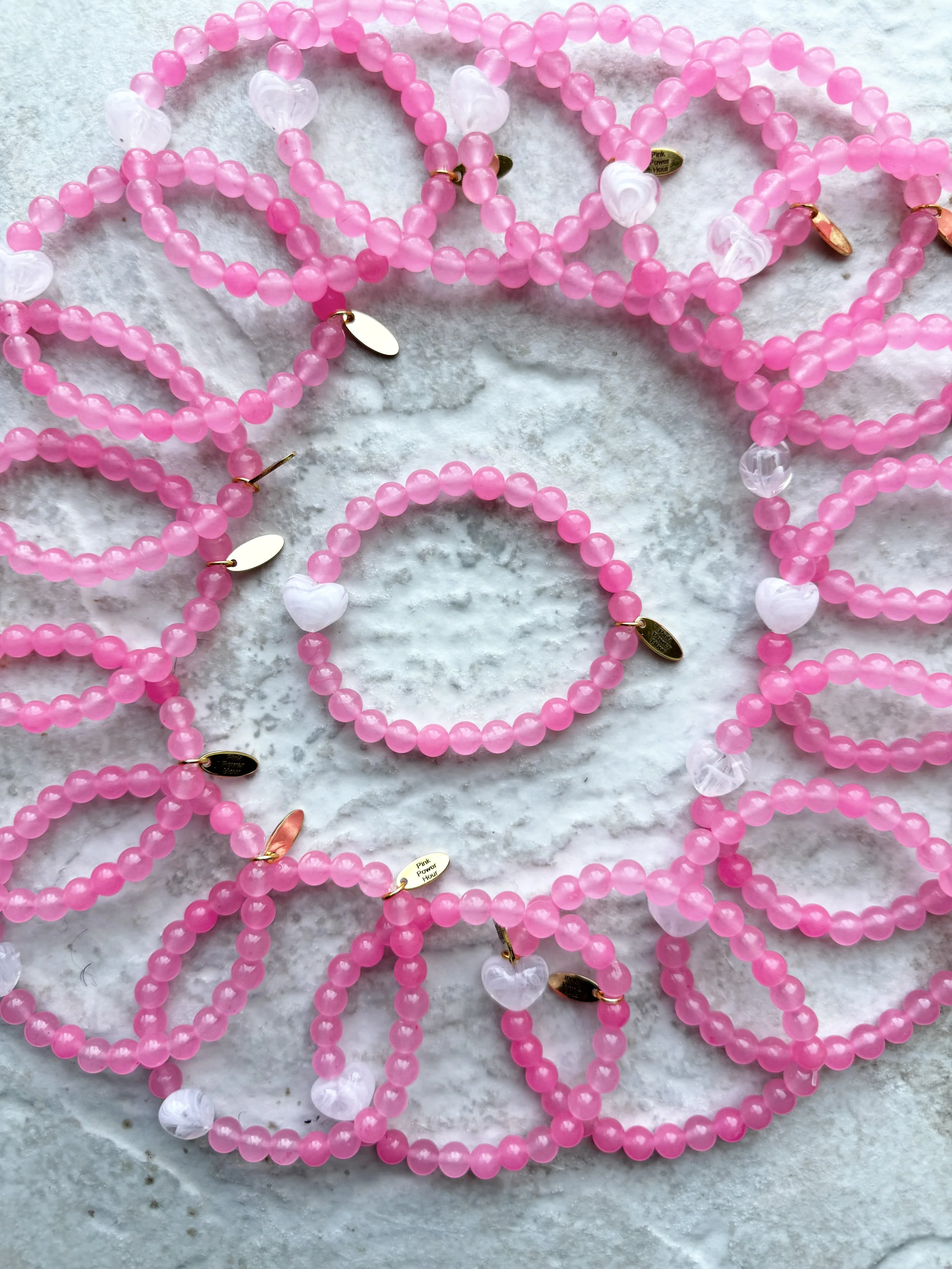 Small Bead Gemstone Bracelets