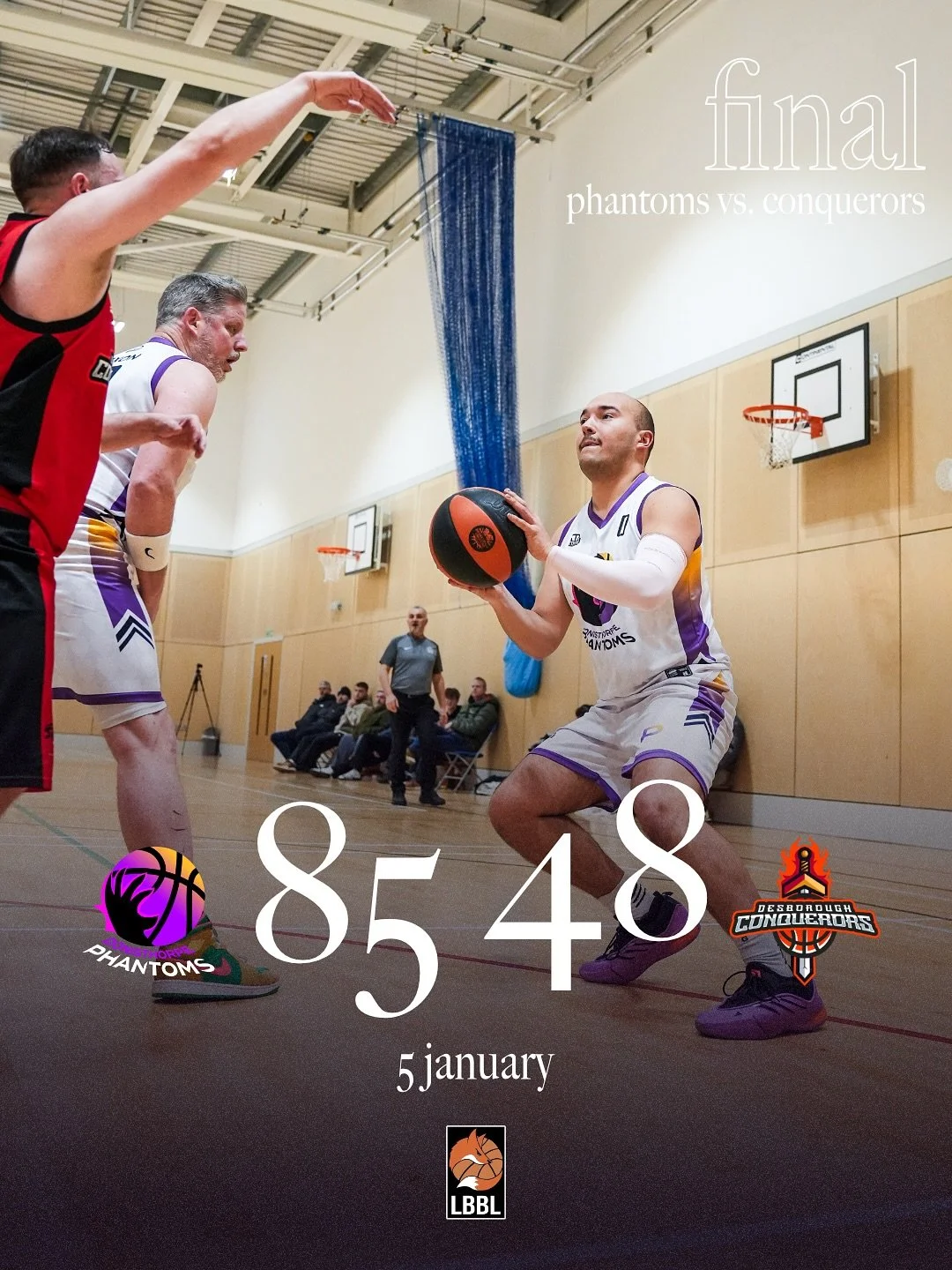 starting the year with a W

Phantoms Seniors kick off 2026 with a big win over Desborough Conquerors B

#PhantomsBasketball #HauntTheCourt