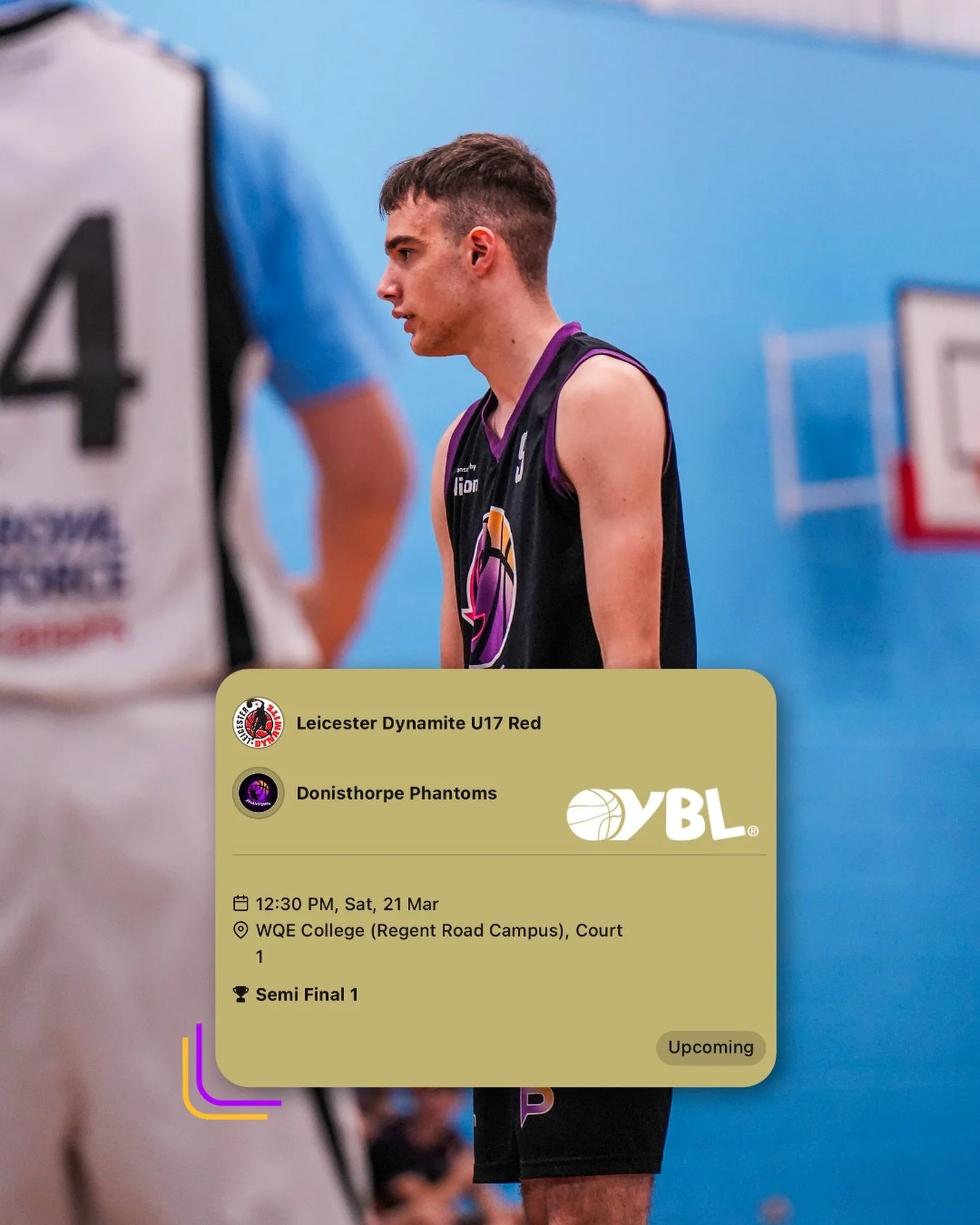 time to bring the energy ⏰

This Saturday Phantoms U17s travel to Leicester to face Dynamite Red in the YBL semi finals!

12:30 tip-off at WQE College, bring it on 🔥

#PhantomsBasketball #HauntTheCourt