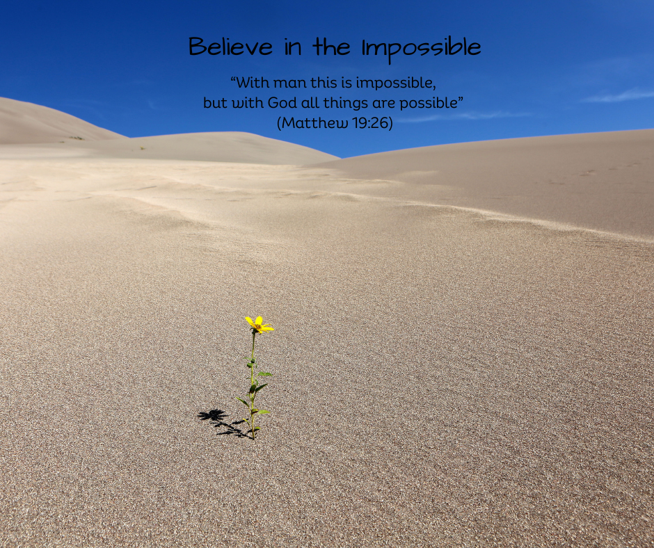 Believe in the Impossible