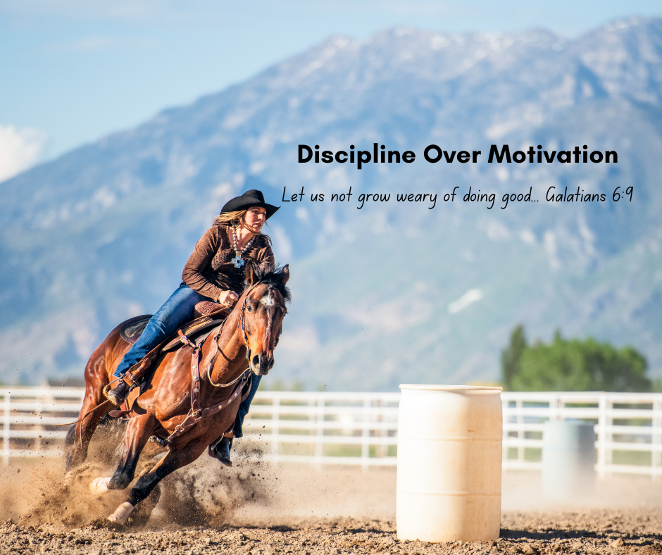 Discipline, Not Motivation