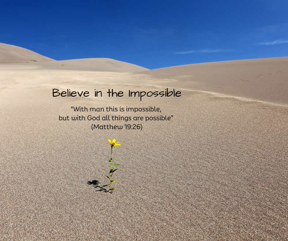 Believe in the Impossible