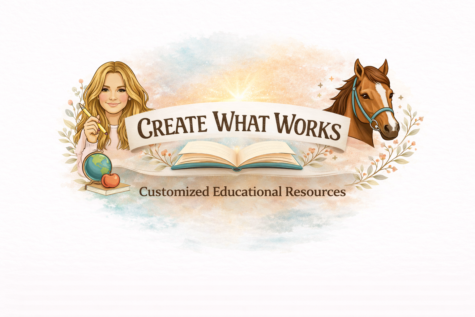 Image of books nad notebooks with dark background